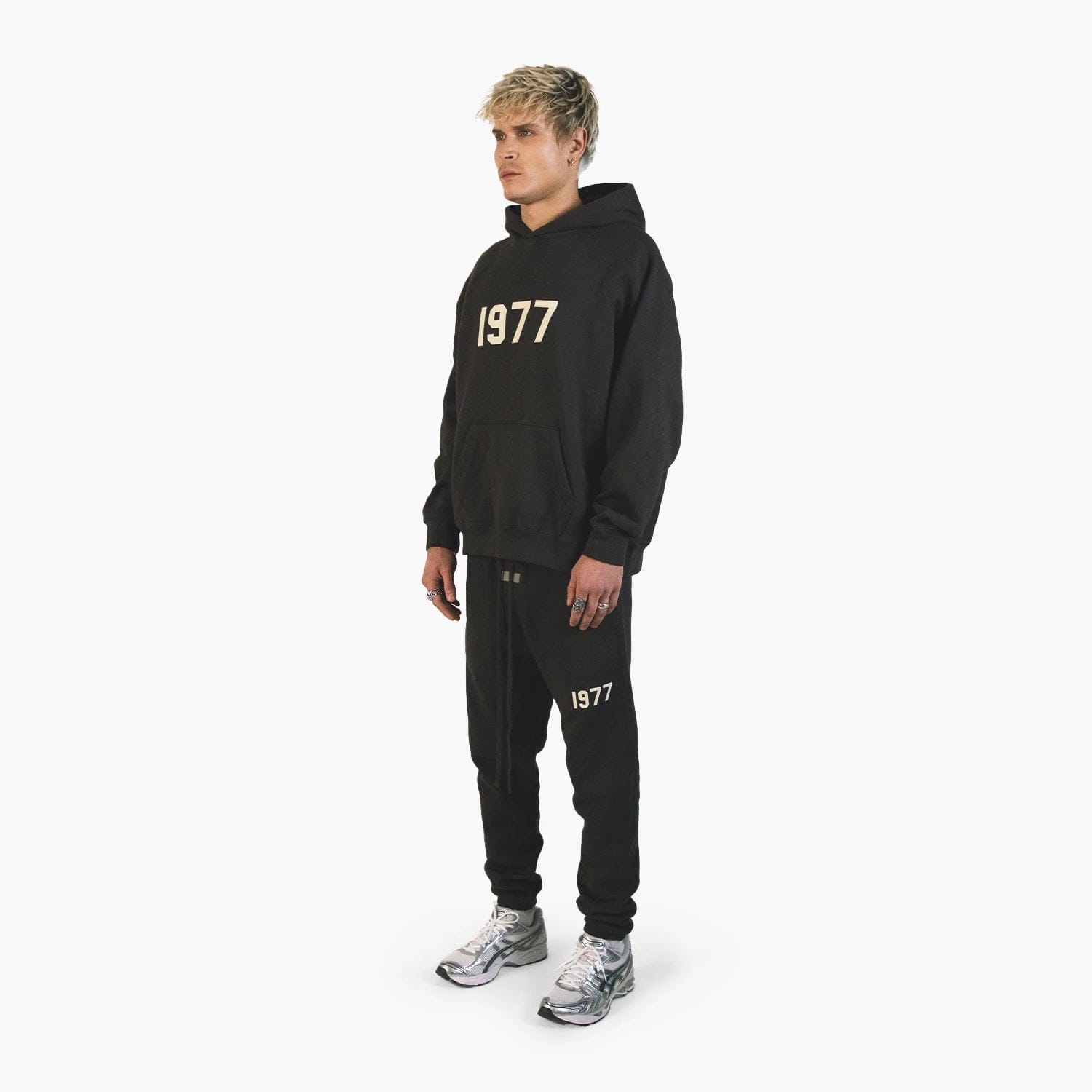 Fear Of God Essentials 1977 Set - Iron (Hoodie & Sweatpant)