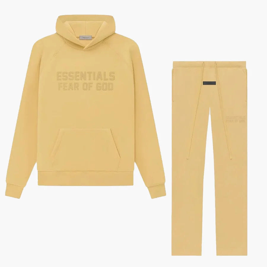 Fear of God Essentials Relaxed Light Tuscan - Set (Hoodie & Sweatpant)