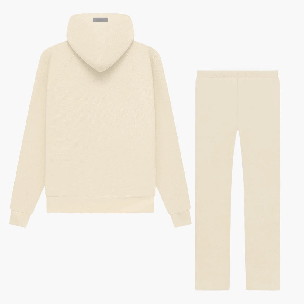 Fear of God Essentials Fleece Egg Shell - Set (Hoodie & Sweatpant)