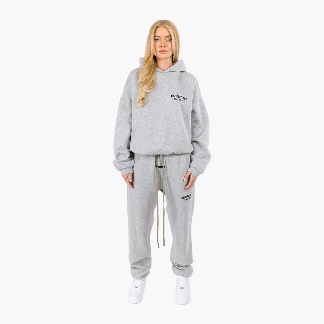 Fear Of God Essentials Fleece Essential Sweatpant (FW24) Light Heather Gray