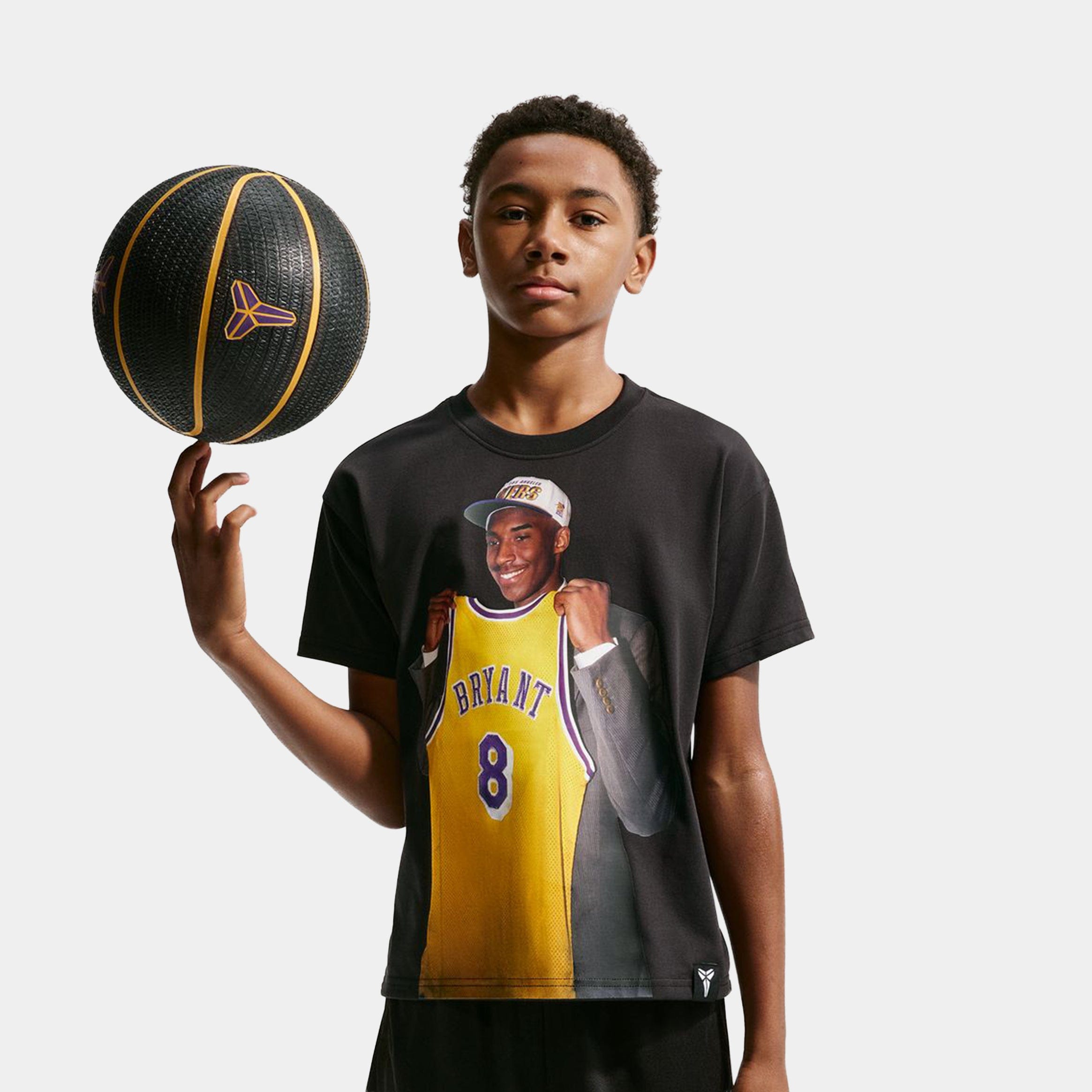 Nike Kobe Bryant Draft Pack Grade School Short Sleeve Shirt (Black)