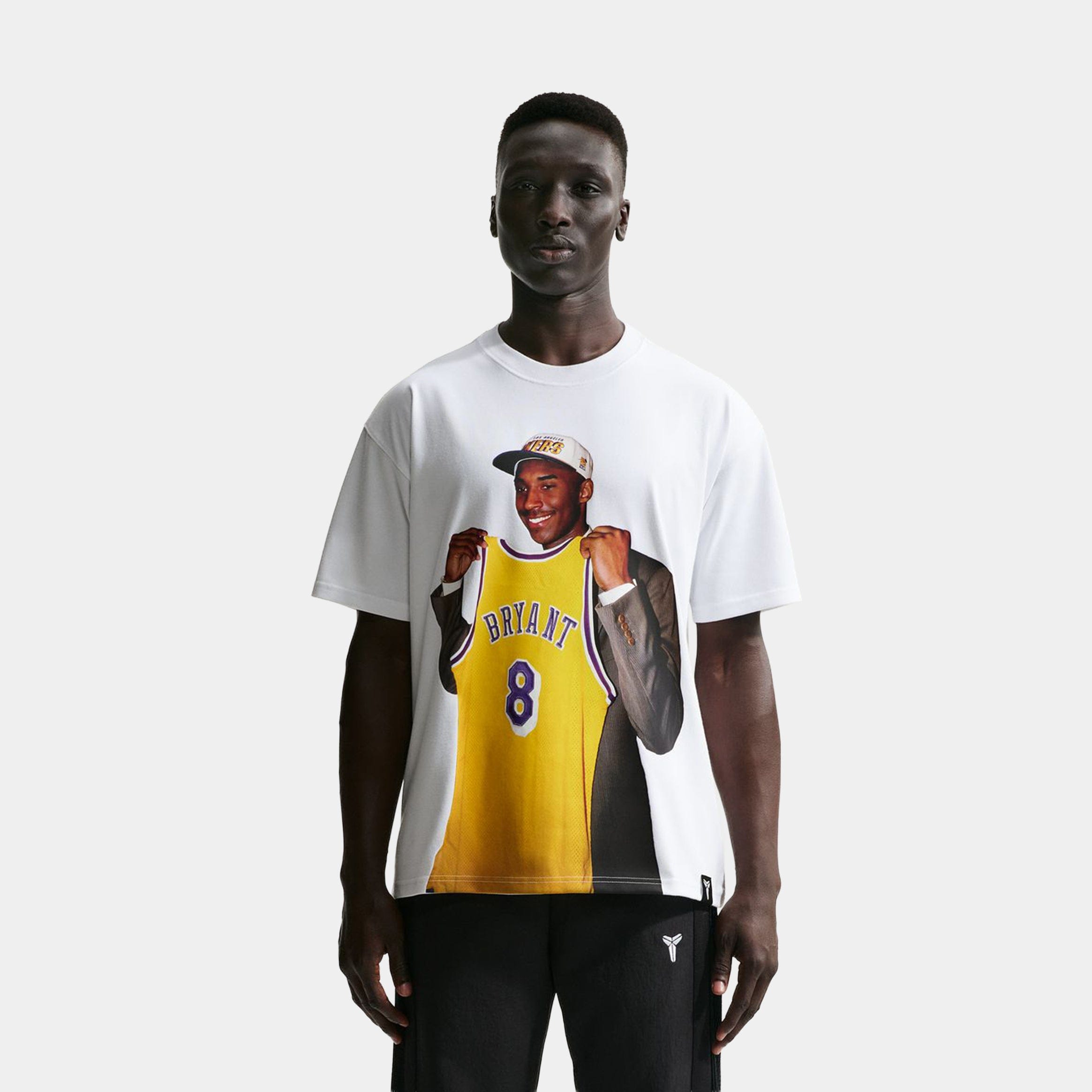 Nike Kobe Bryant 1996 Draft Pack Mens Short Sleeve Shirt (White)