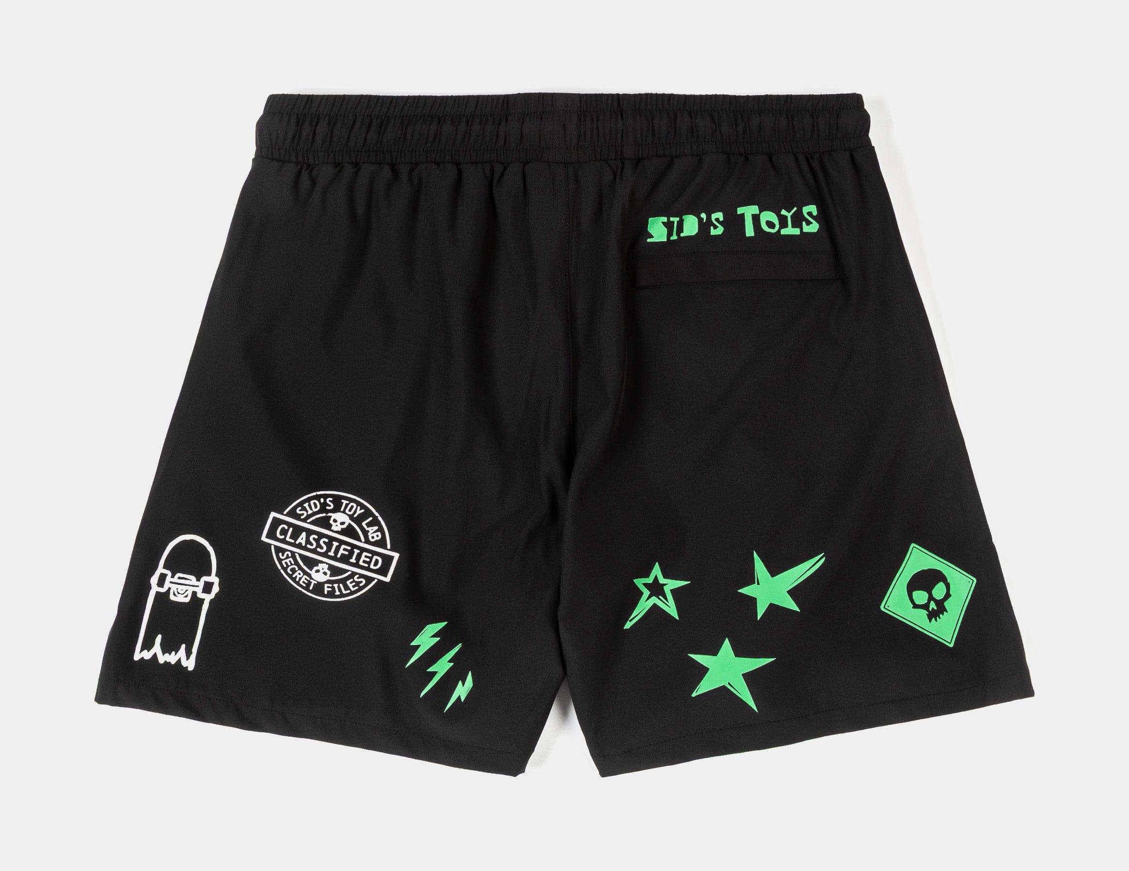 TOY STORY X SP Disney Pixar's Toy Story By Shoe Palace Sid Hybrid Mens Shorts (Black/Green)