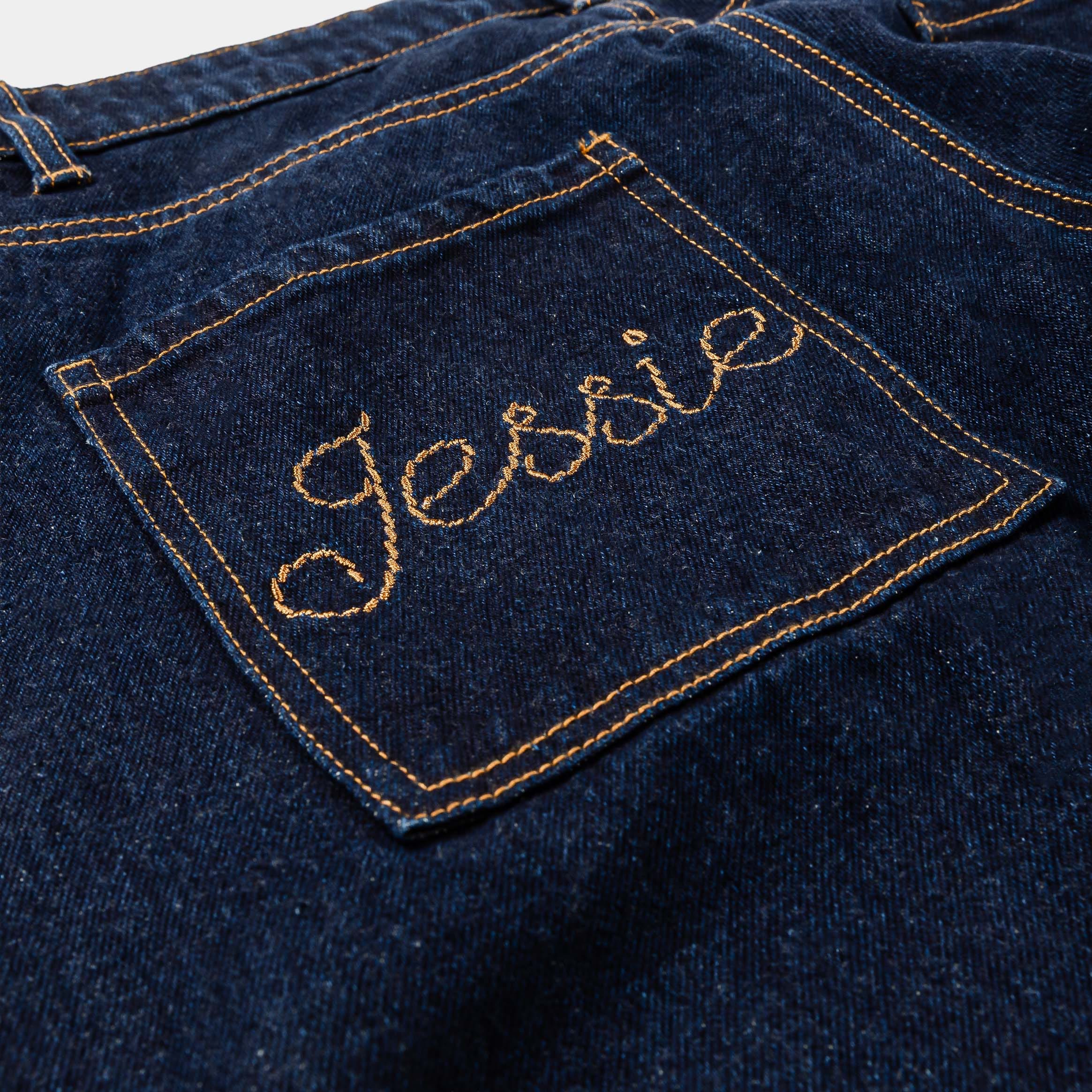 TOY STORY X SP Disney Pixar's Toy Story By Shoe Palace Jessie Denim Mens Pants (Blue/Yellow)