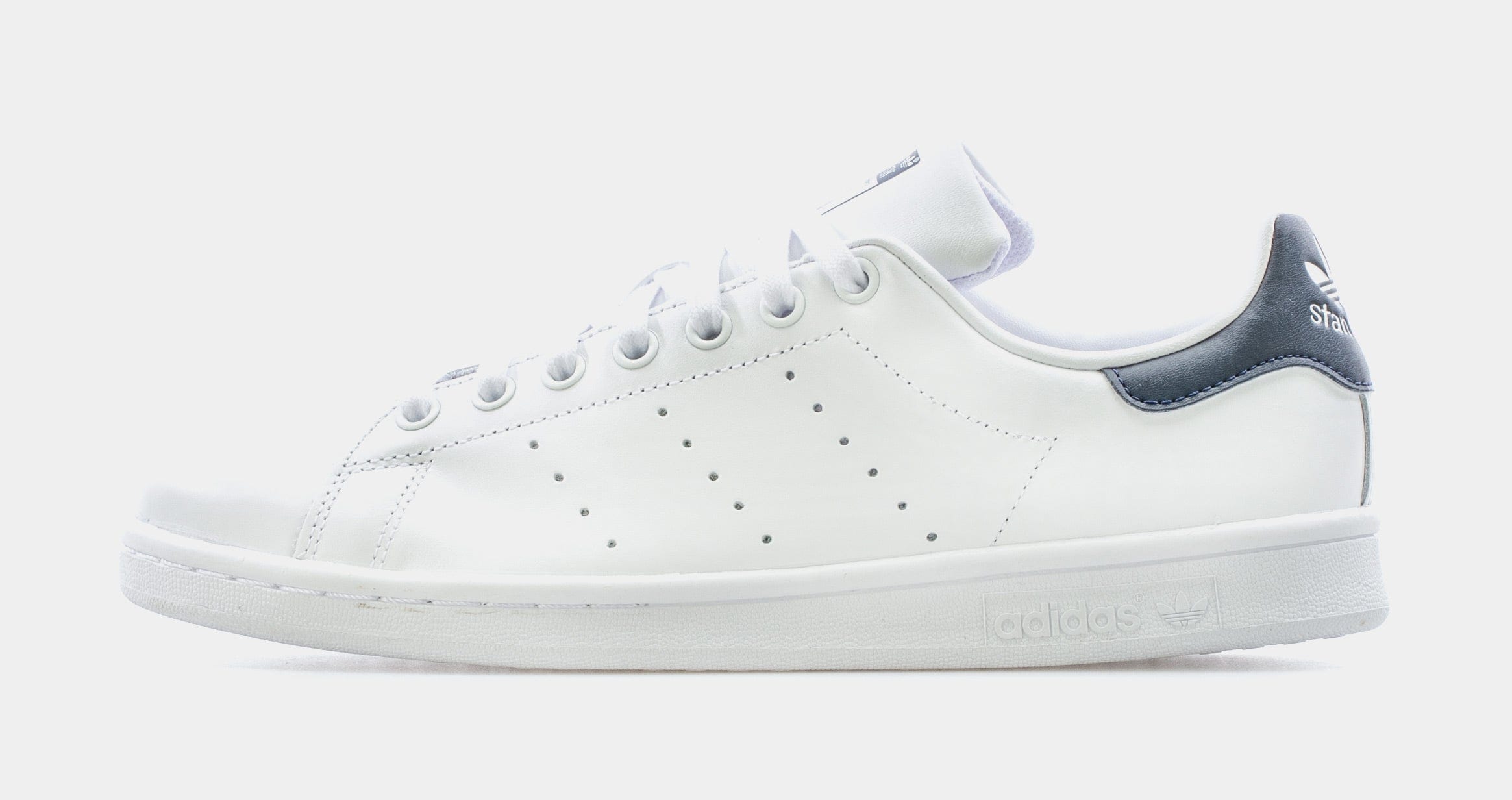 adidas Stan Smith Original Mens Lifestyle Shoe (White/Cobalt Blue)