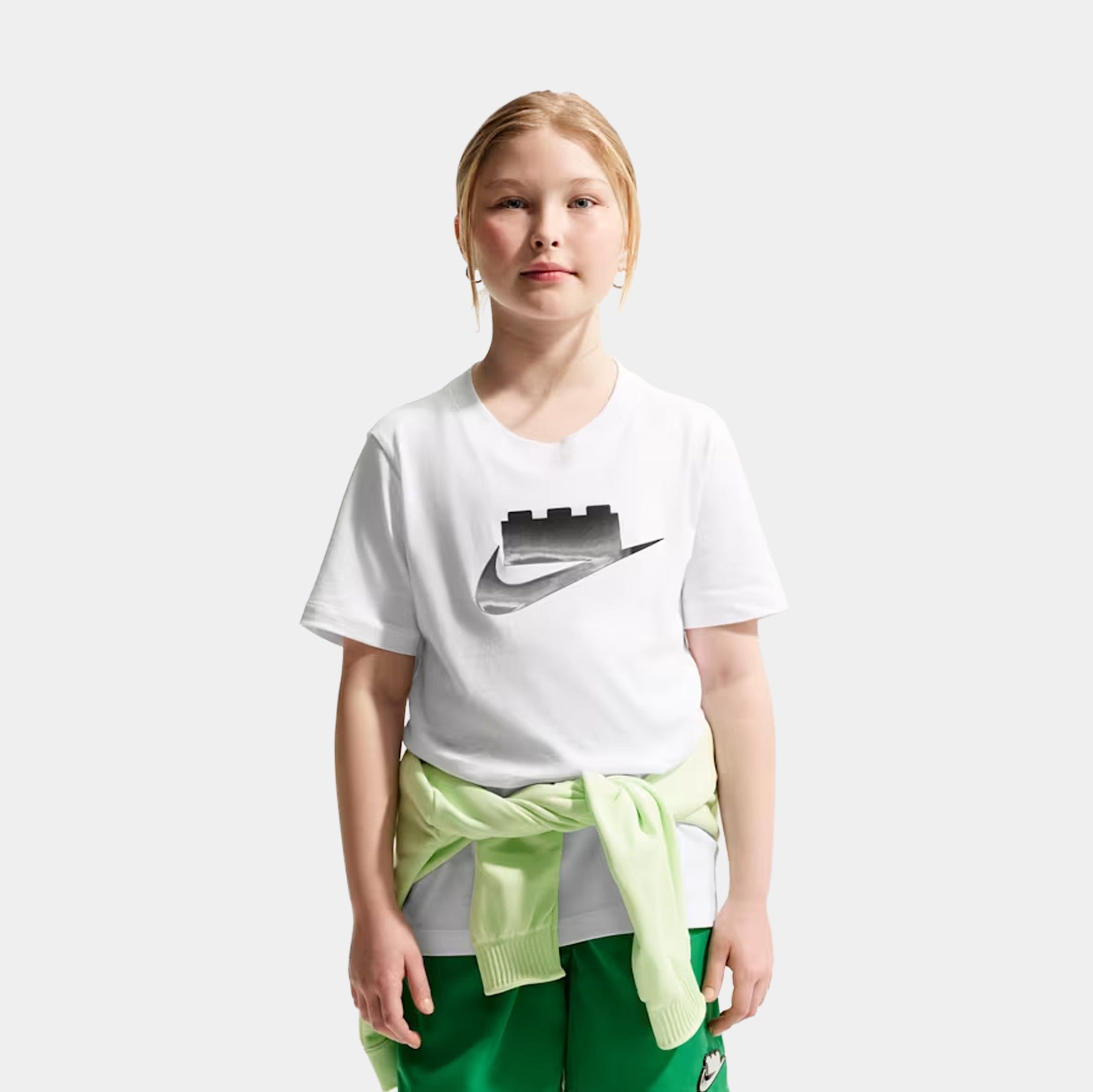 Nike LEGO Collection Grade School Short Sleeve Shirt (White)