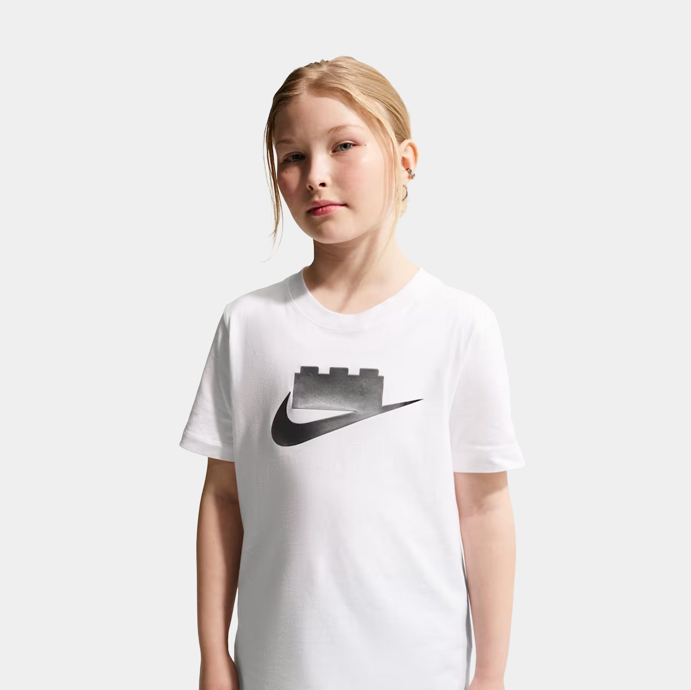 Nike LEGO Collection Grade School Short Sleeve Shirt (White)