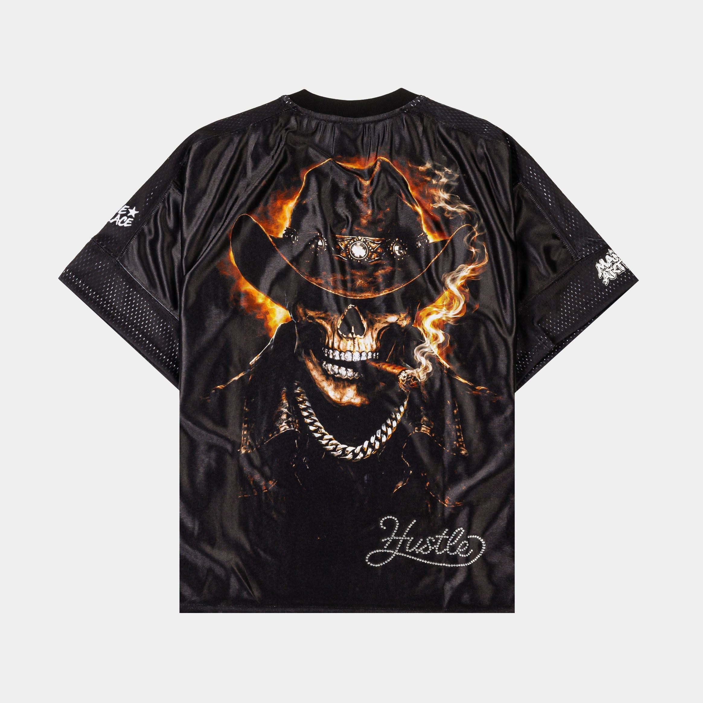 MAISON ARTICLE Houston Texas Exclusive Mesh Mens Jersey (Black/Orange)
