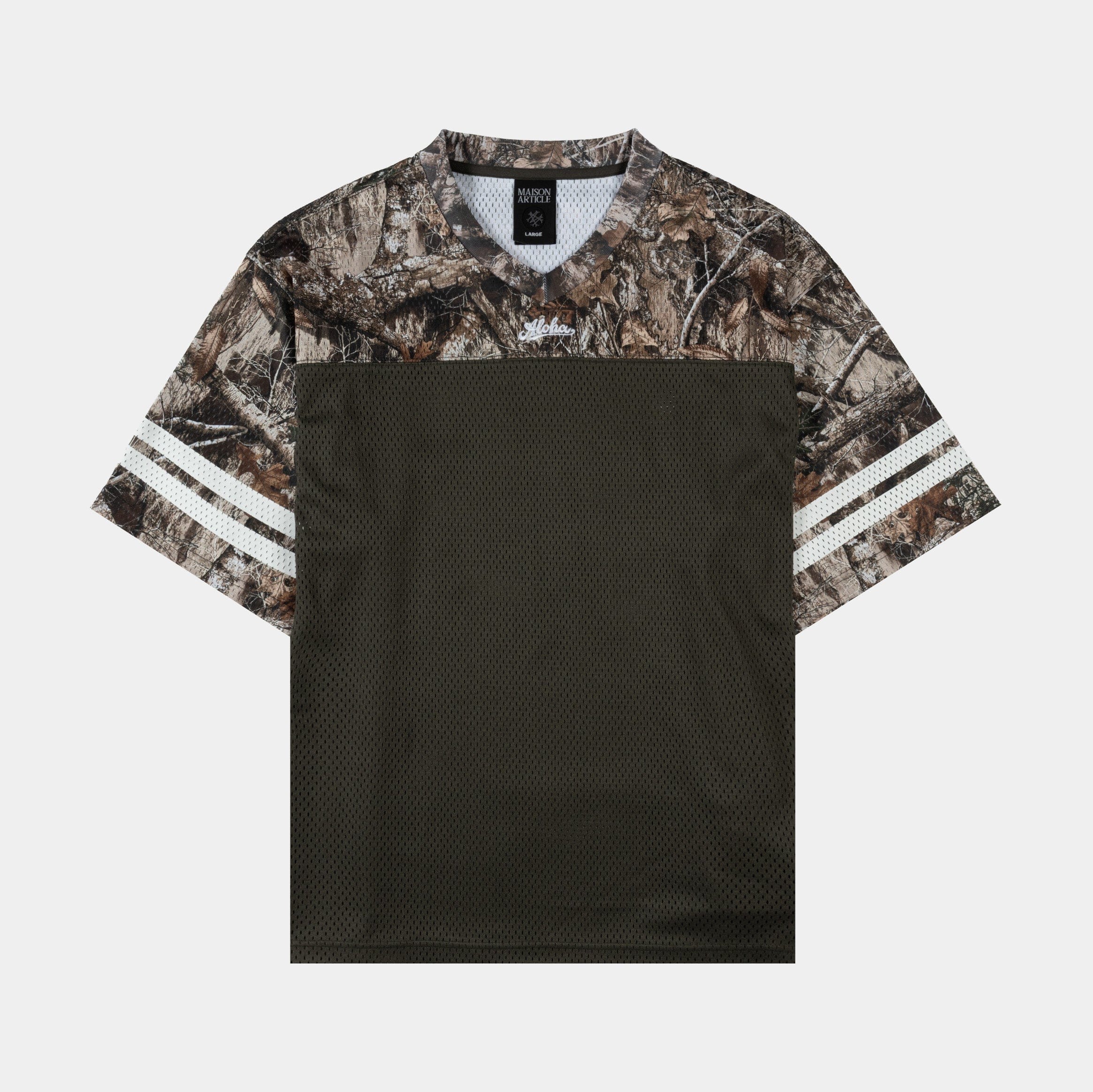 MAISON ARTICLE Hawaii Mesh Mens Jersey (Camoflauge/Green)
