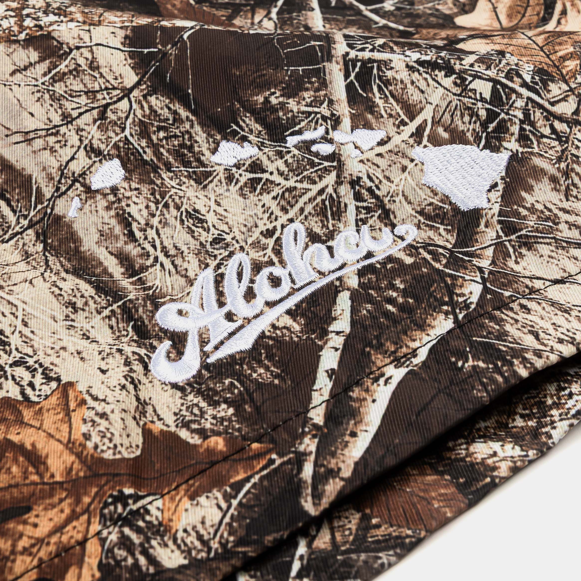 MAISON ARTICLE Hawaii Camo Hybrid Mens Shorts (Brown/Brown)