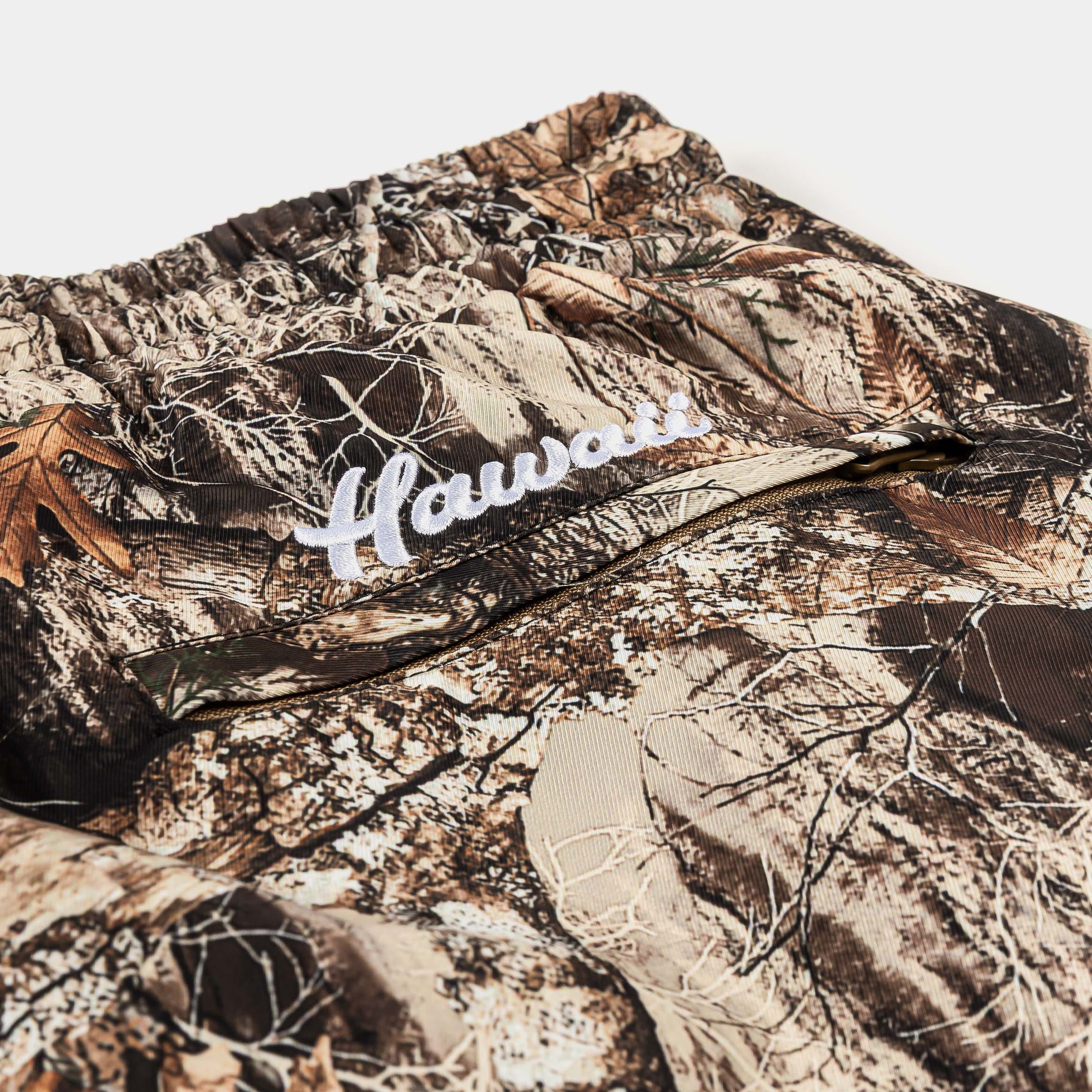 MAISON ARTICLE Hawaii Camo Hybrid Mens Shorts (Brown/Brown)