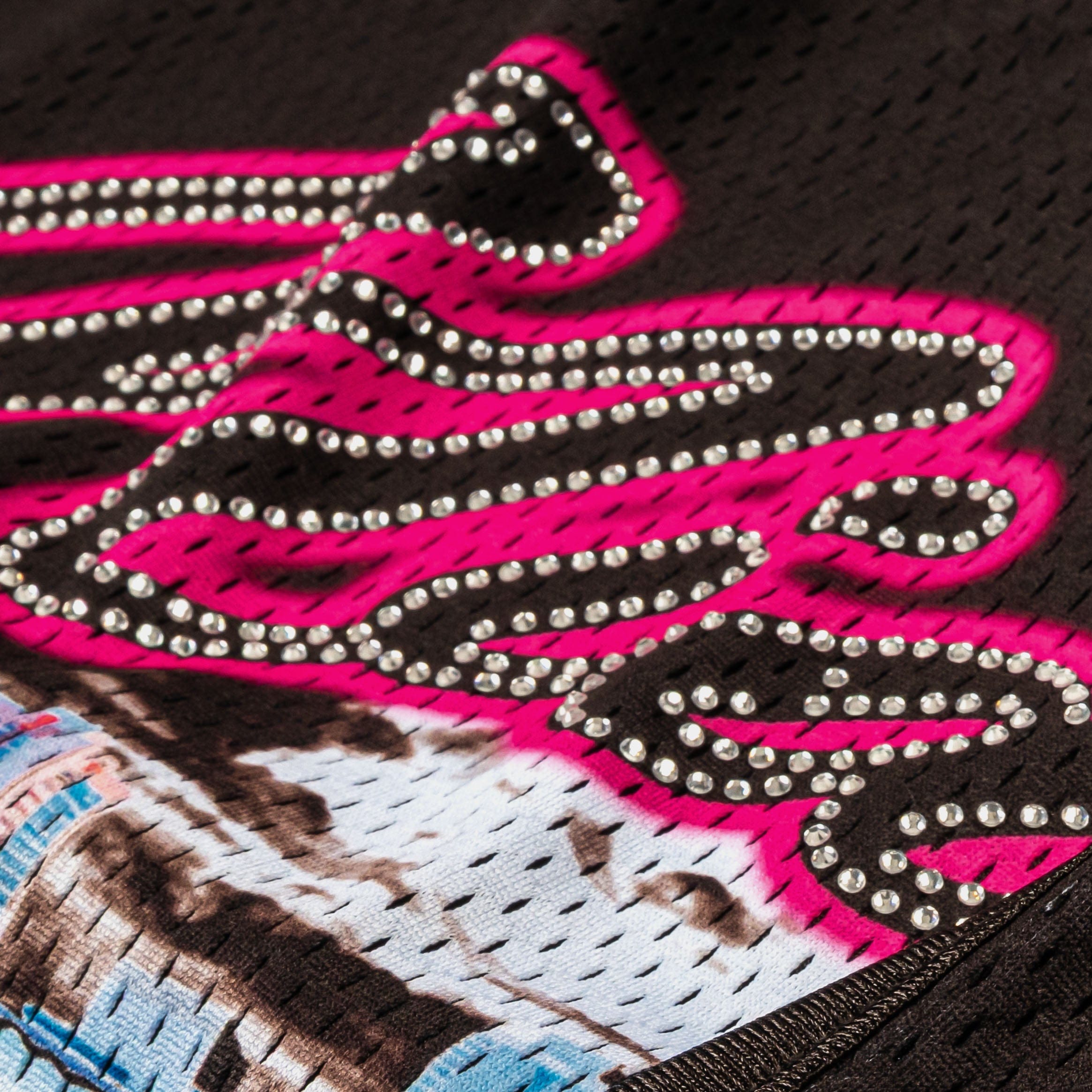 MAISON ARTICLE Miami Exclusive Mesh Mens Jersey (Black/Pink)