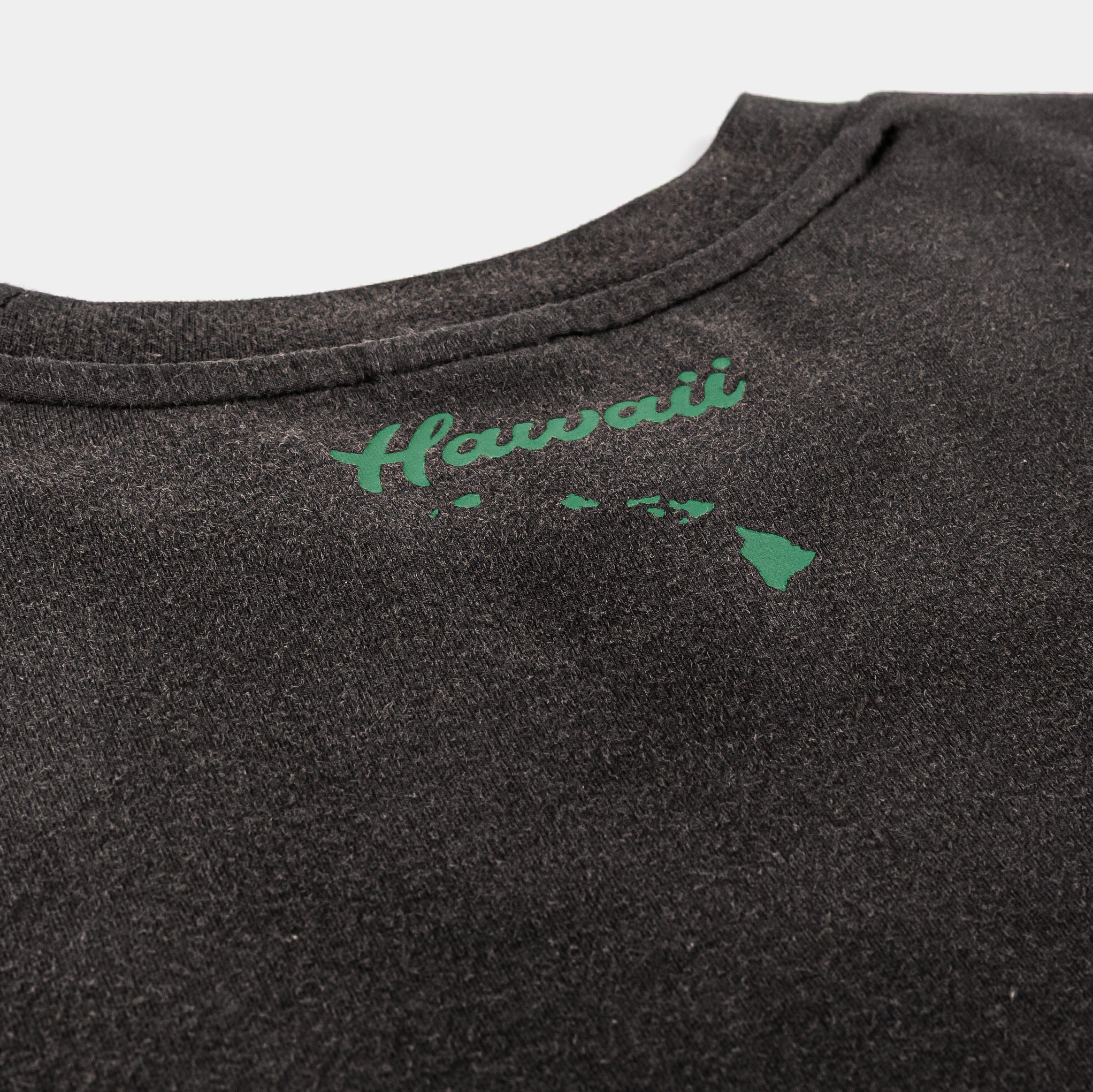 MAISON ARTICLE Hawaii Premium Washed Mens Short Sleeve Shirt (Black/Green)