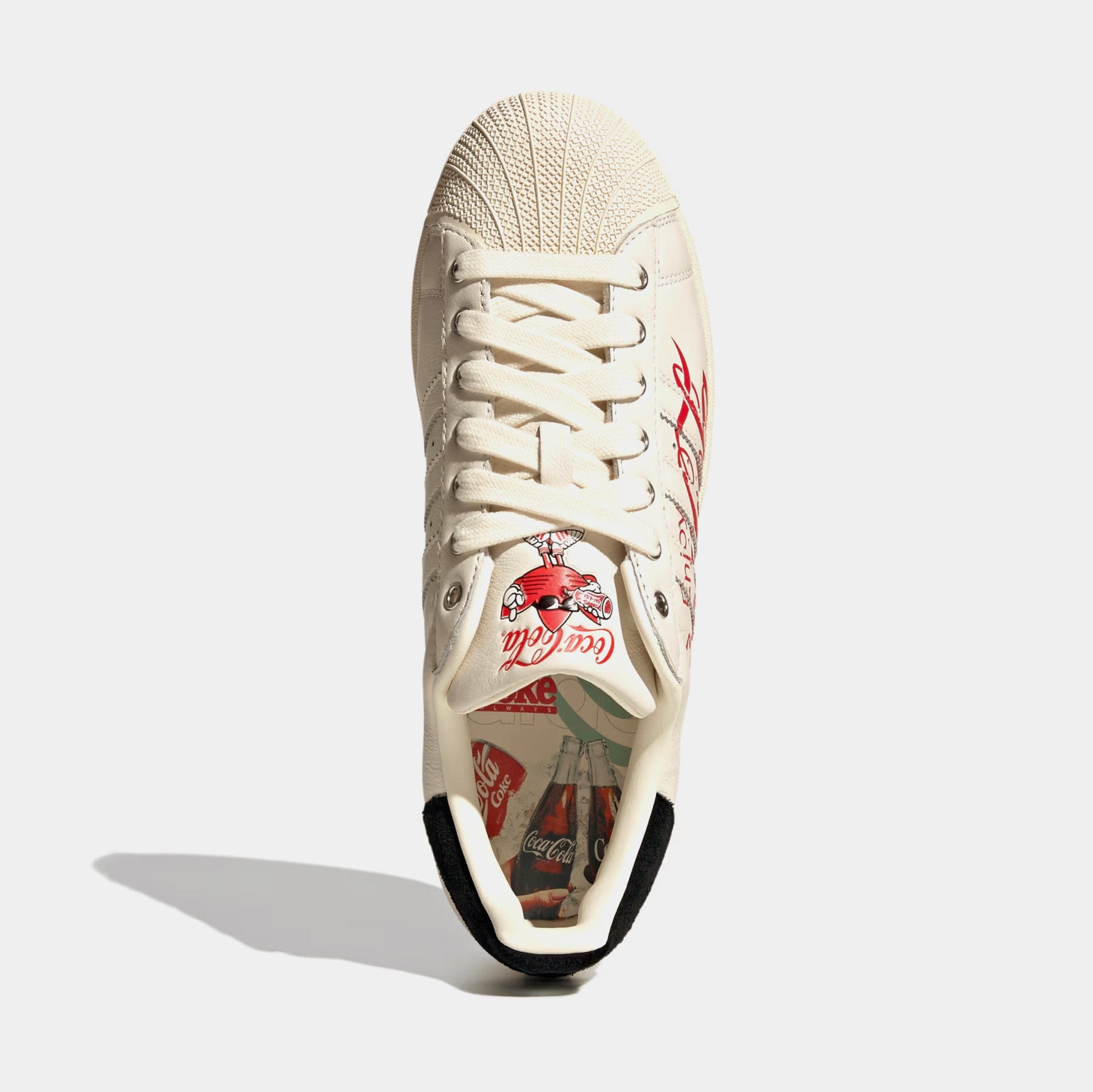 adidas Superstar II x Coca Cola Mens Lifestyle Shoes (Core White/Core Black/Cream White)