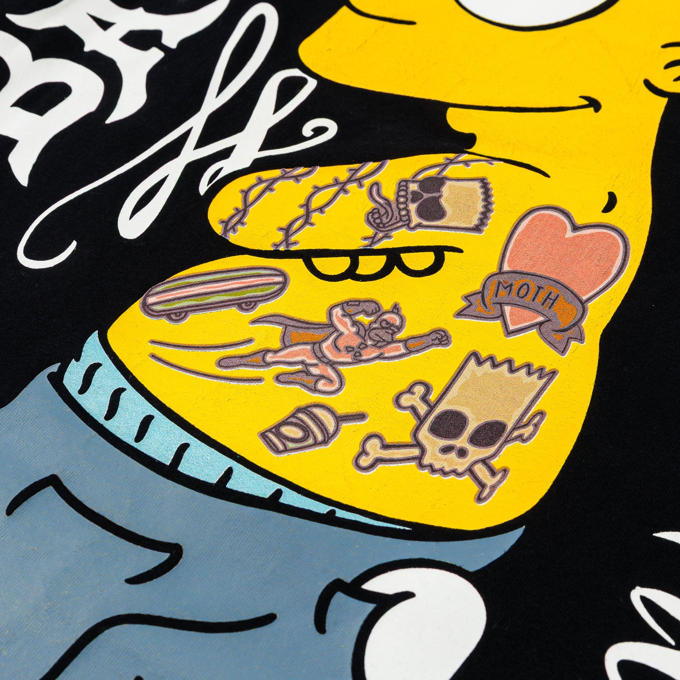 SIMPSONS X SP The Simpsons By Shoe Palace El Barto Mens Short Sleeve Shirt (Black/Yellow)