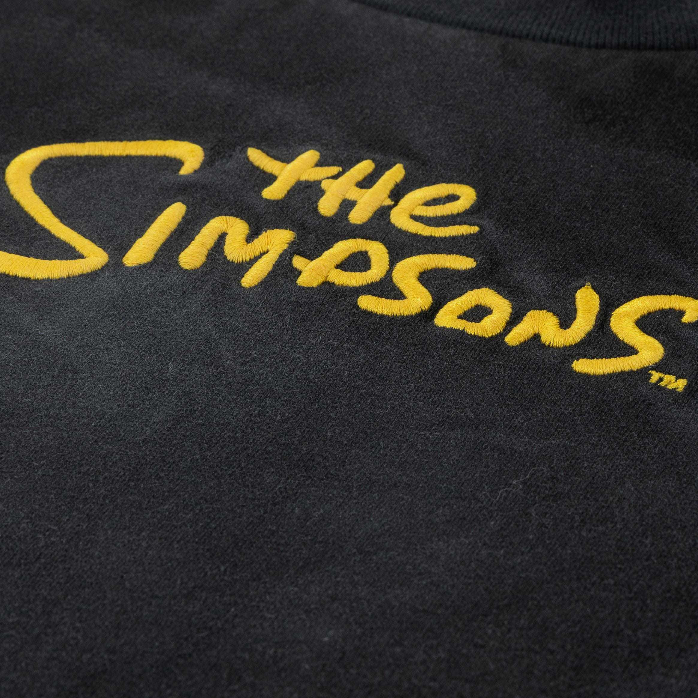 SIMPSONS X SP The Simpsons By Shoe Palace Chalkboard Mens Short Sleeve Shirt (Black/Yellow)