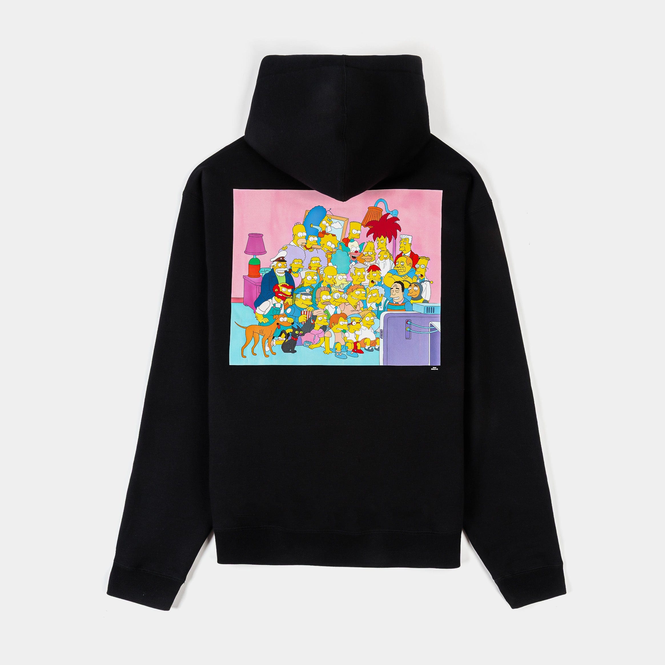 SIMPSONS X SP The Simpsons By Shoe Palace Clouds Pullover Mens Hoodie (Black/Yellow)