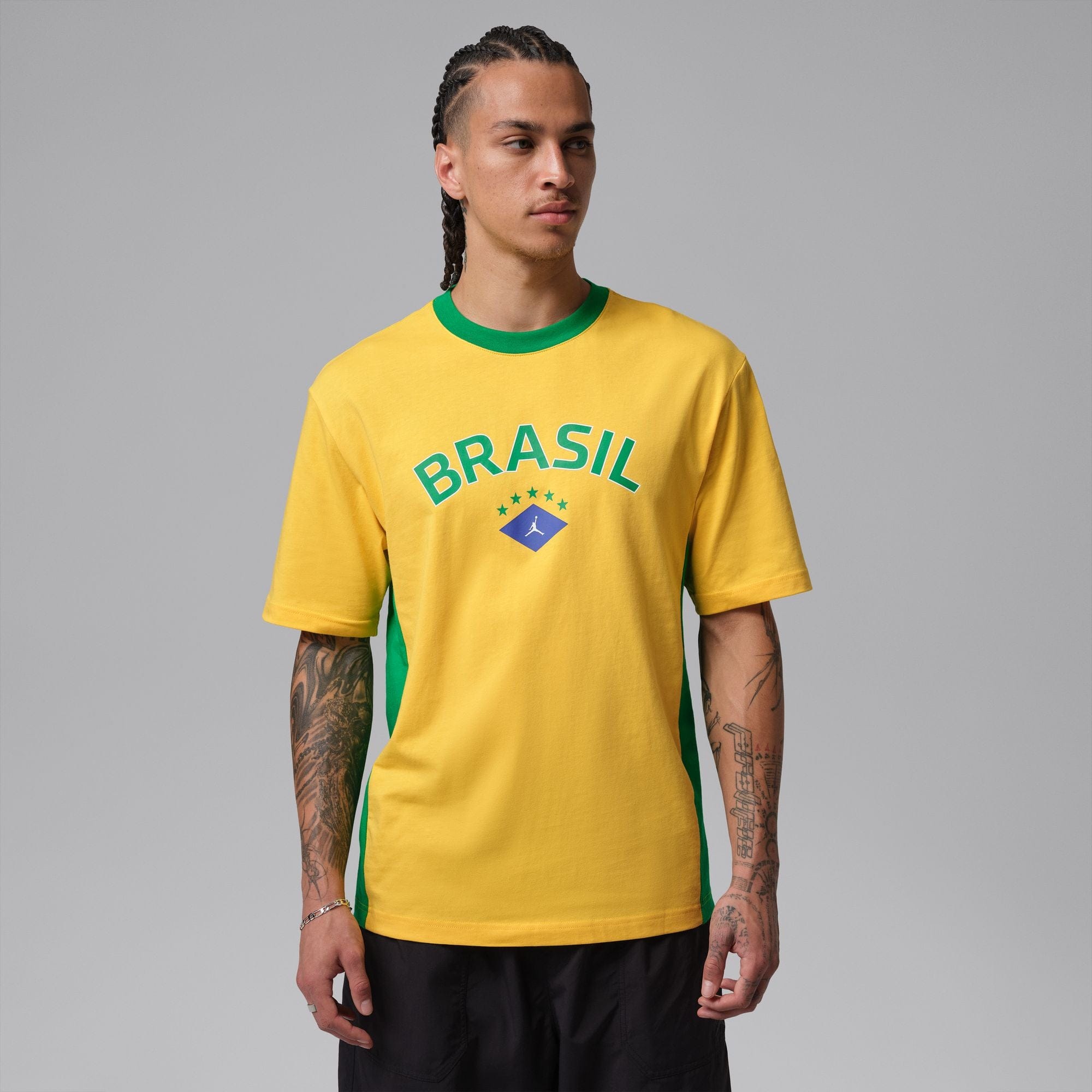 Air Jordan 85 Brazil Graphic T-Shirt 'Varsity Maize'
