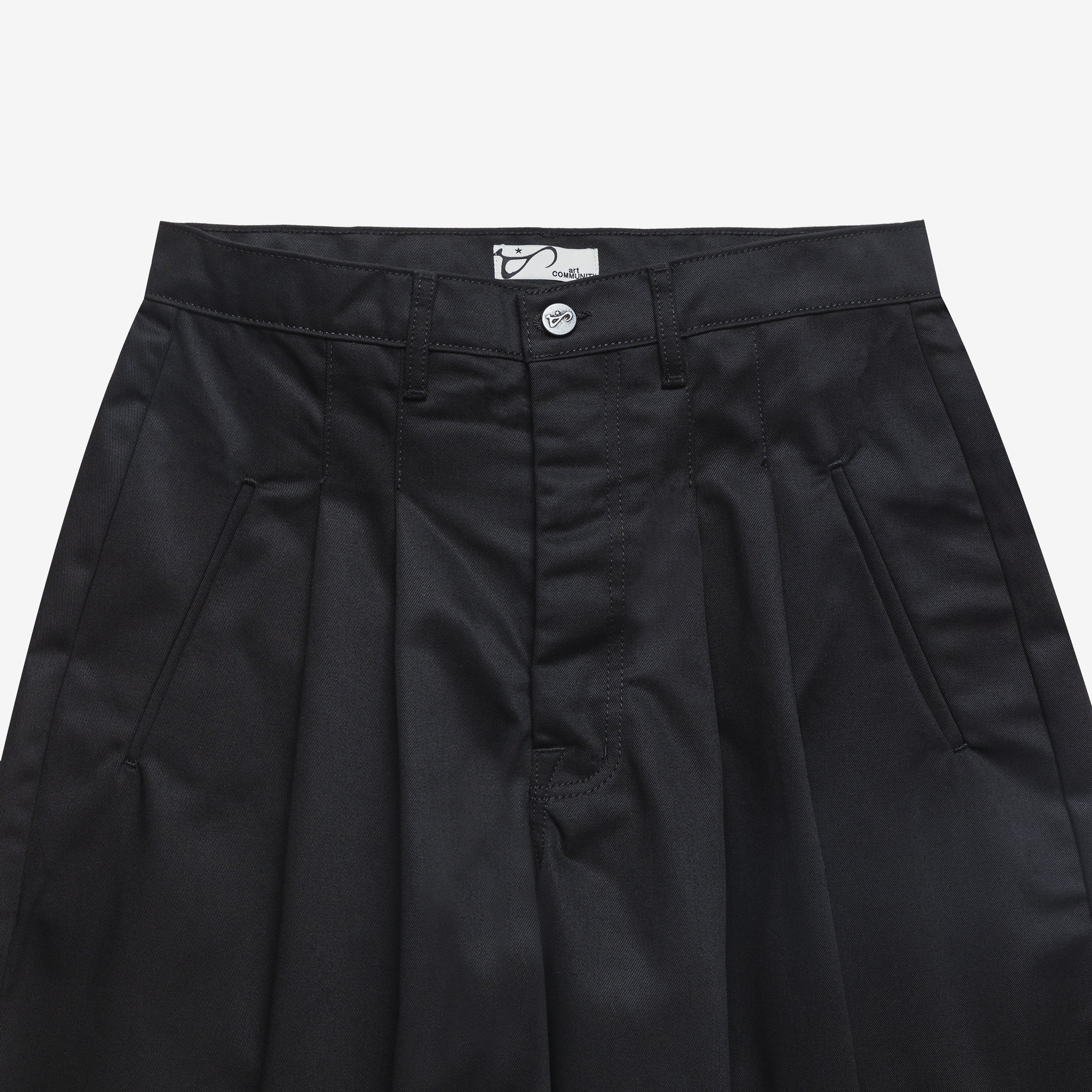 Art Community Japanese Twill Triptych Trouser 'Black'