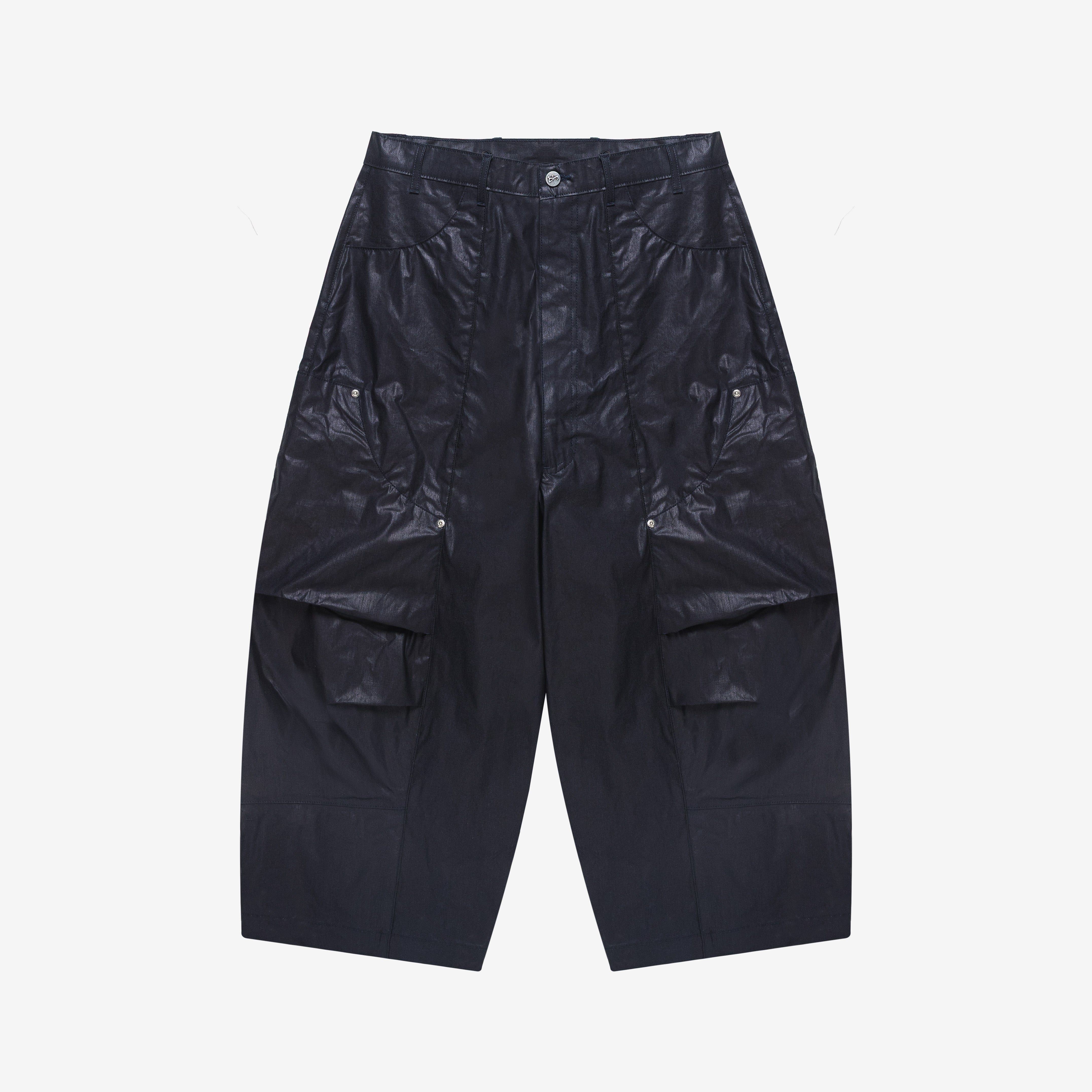 Art Community Waxed Indigo Parachute Japanese Nylon Pant 'Waxed Indigo'