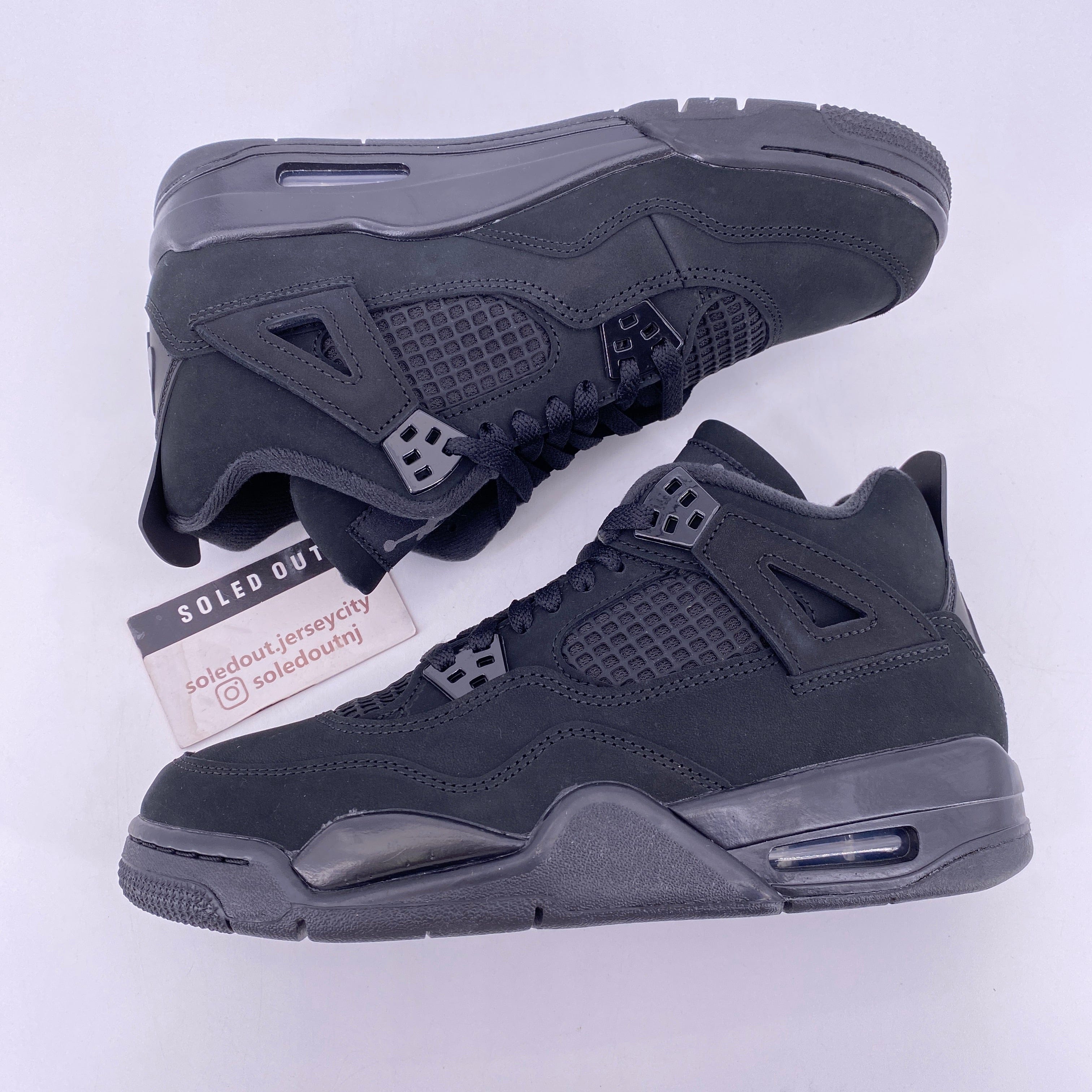 Air Jordan (GS) 4 Retro "Black Cat" 2025 New Size 6.5Y