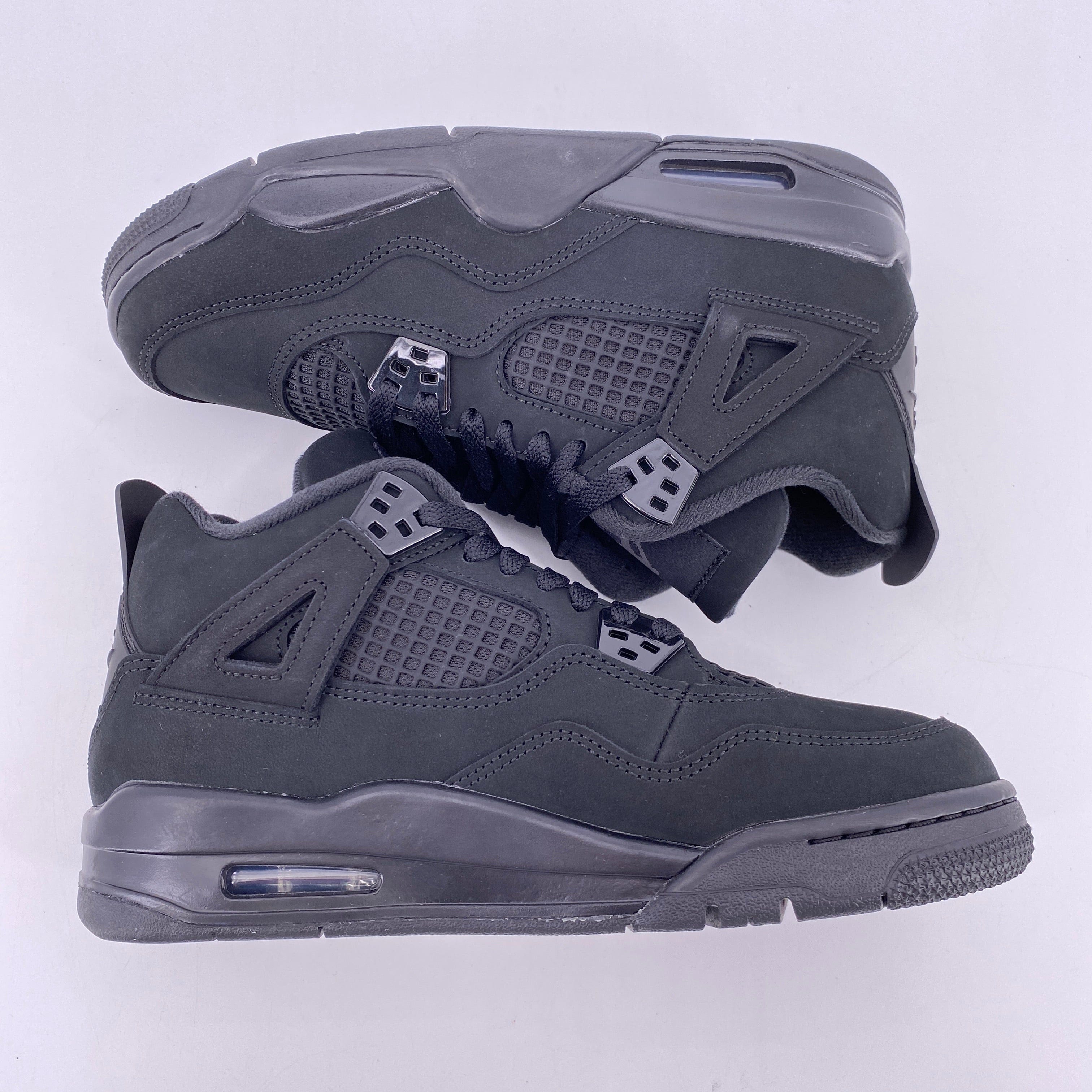 Air Jordan (GS) 4 Retro "Black Cat" 2025 New Size 6.5Y