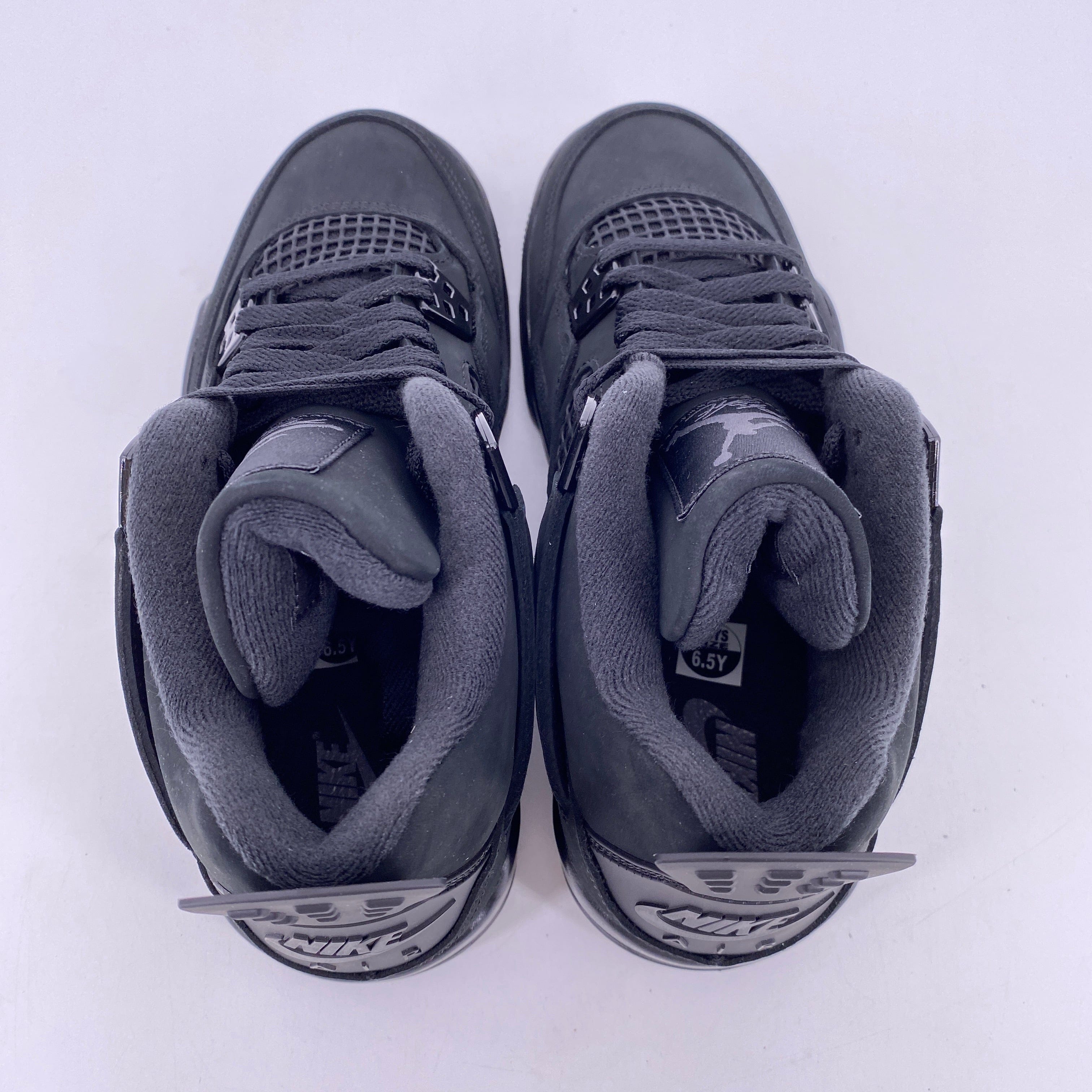 Air Jordan (GS) 4 Retro "Black Cat" 2025 New Size 6.5Y