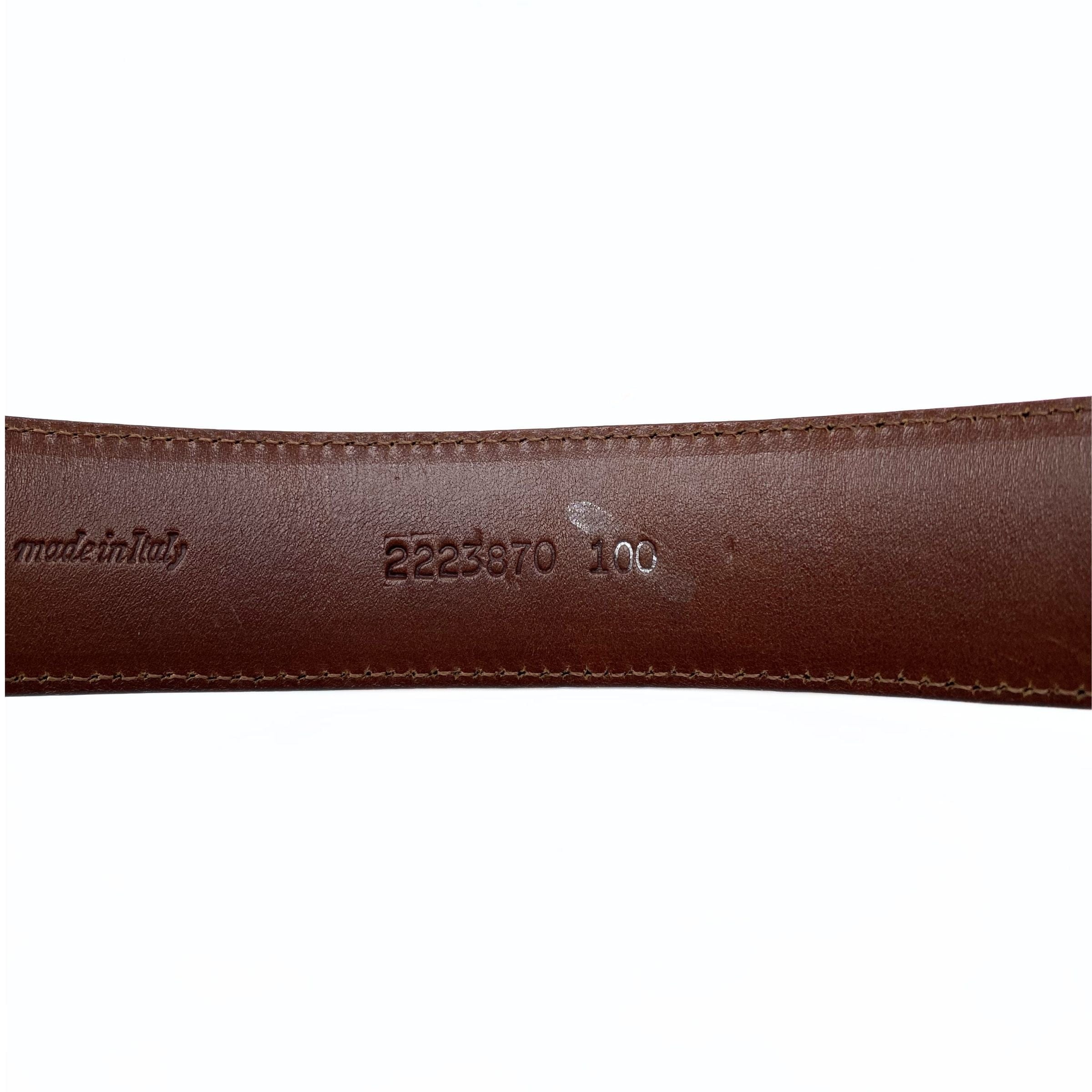 Polo Ralph Lauren Black Alligator Silvertone Hardware Belt