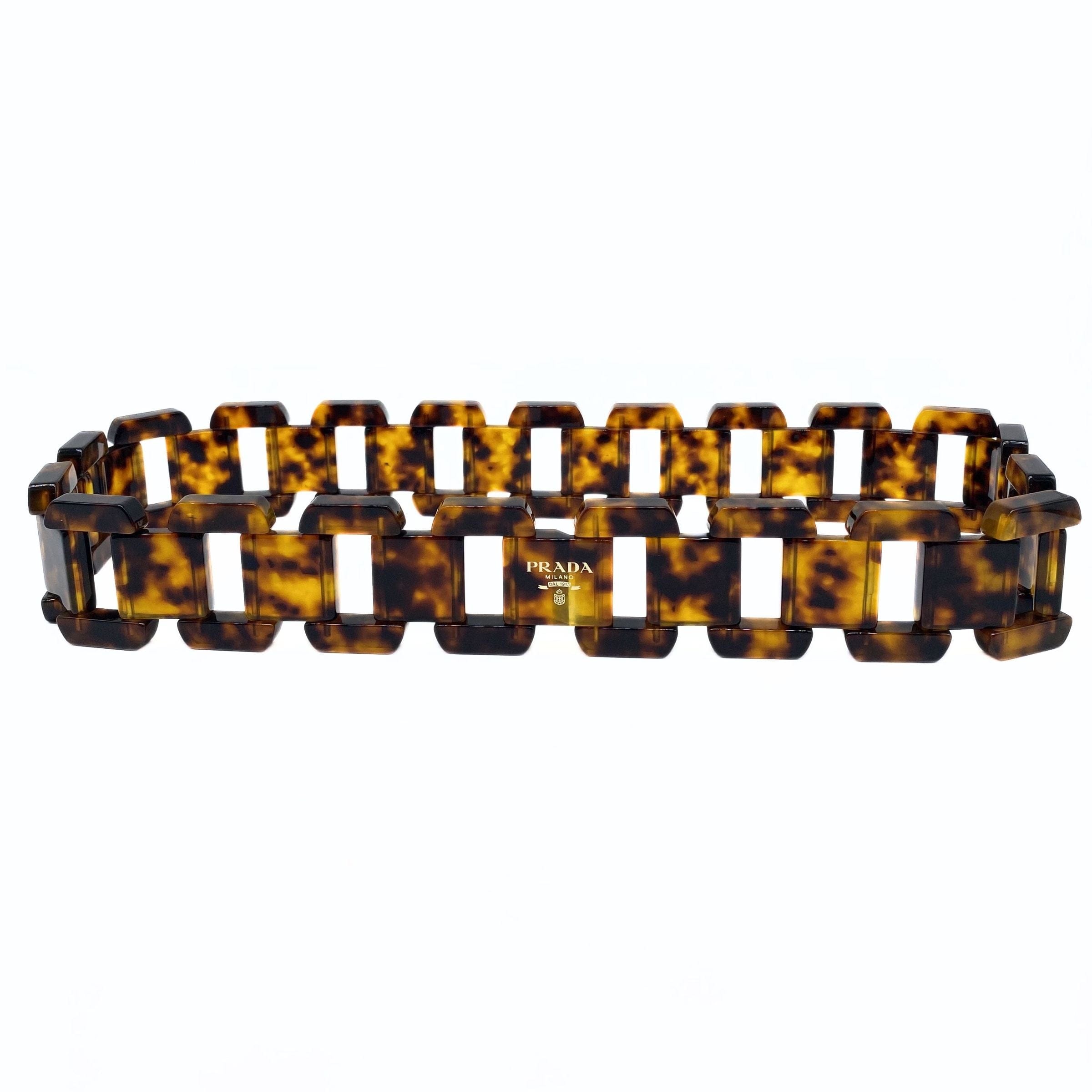 Prada tortoiseshell-effect chain-design Belt