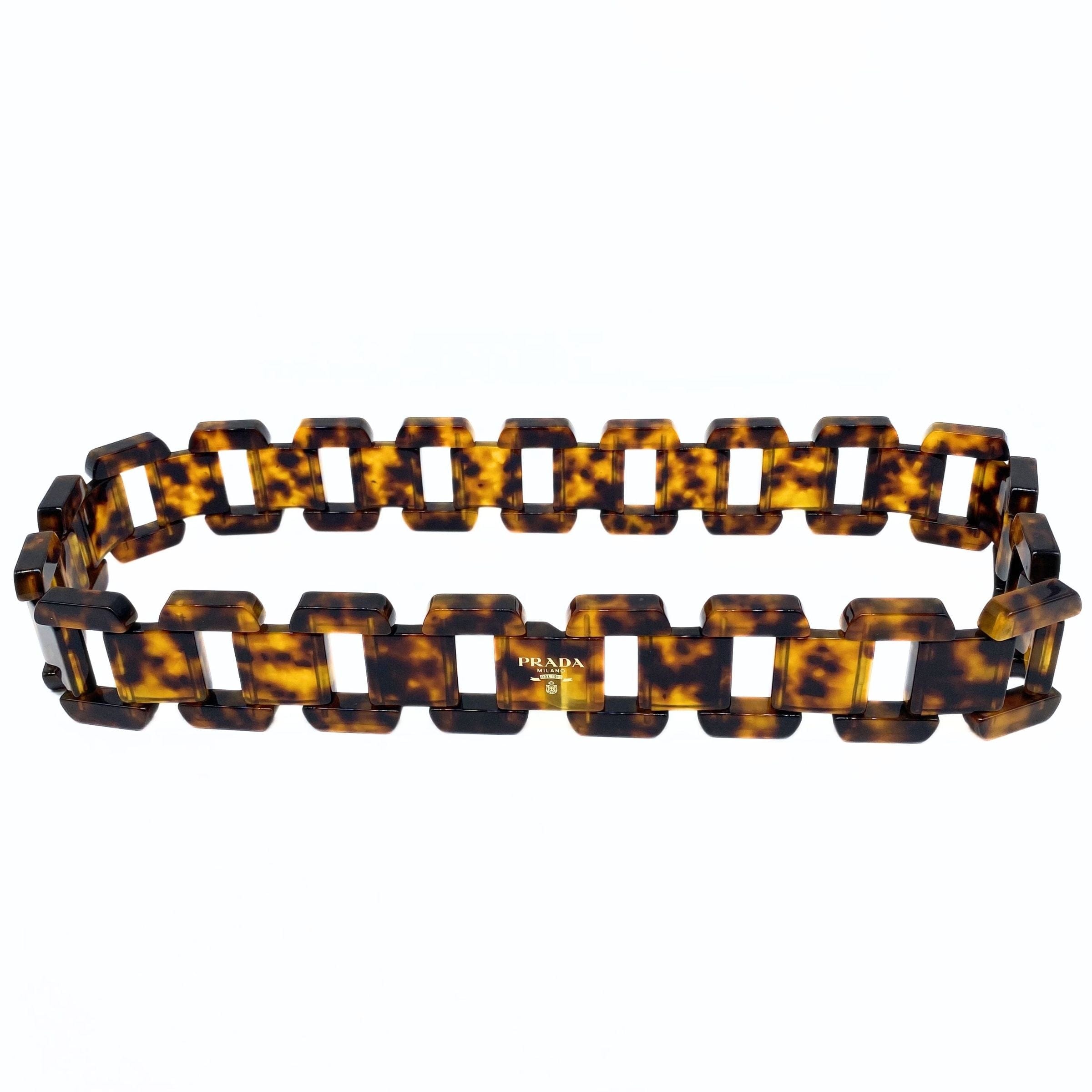 Prada tortoiseshell-effect chain-design Belt