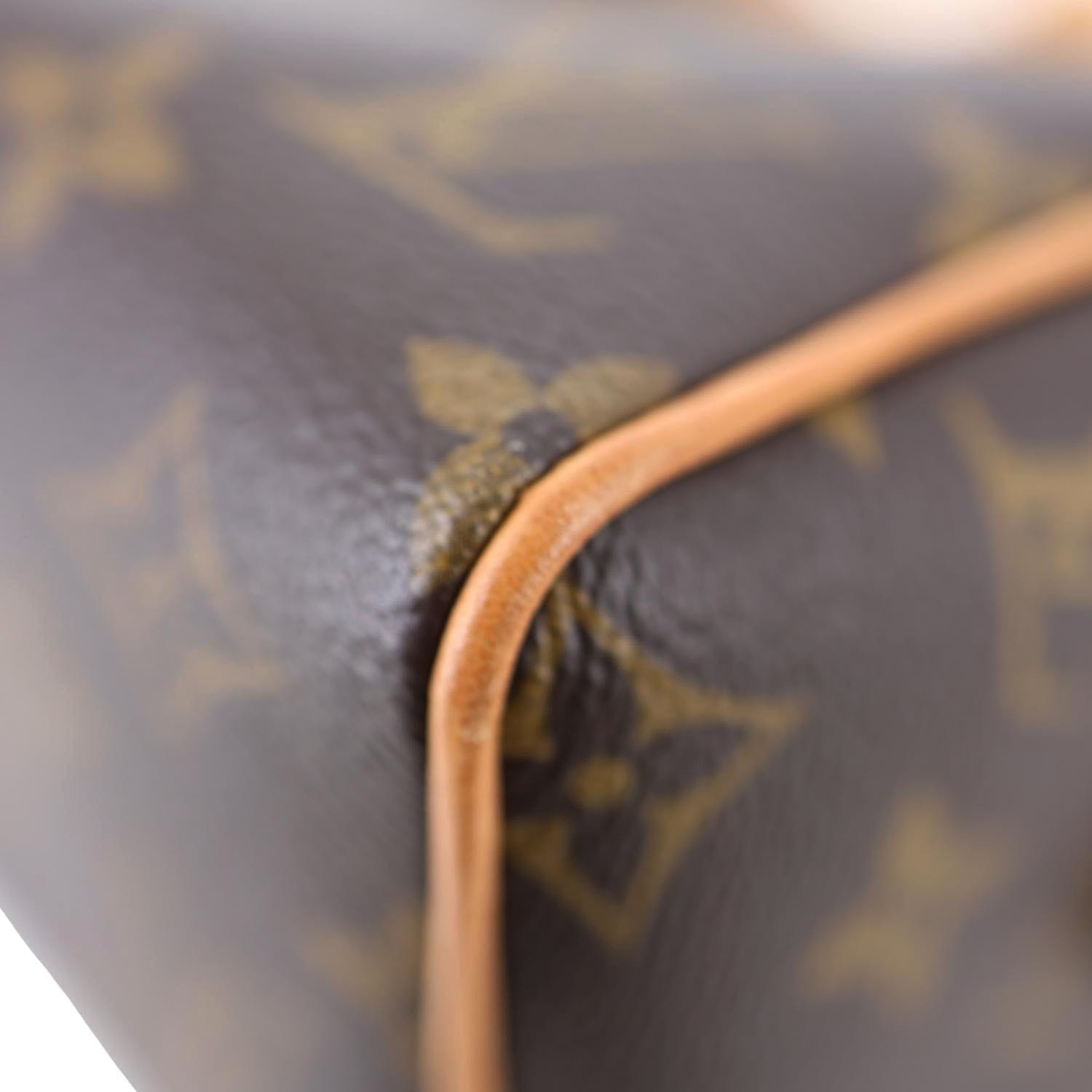 LOUIS VUITTON Speedy 20 Bandouliere Monogram Canvas Shoulder Bag Brown