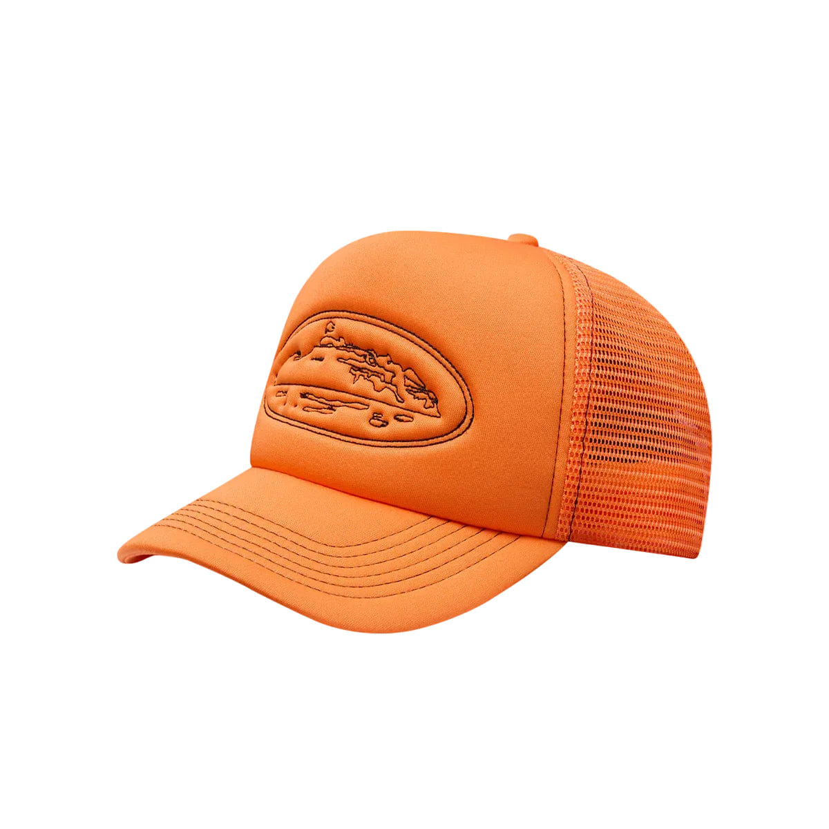 Corteiz Island Outline Trucker Hat 'Orange'