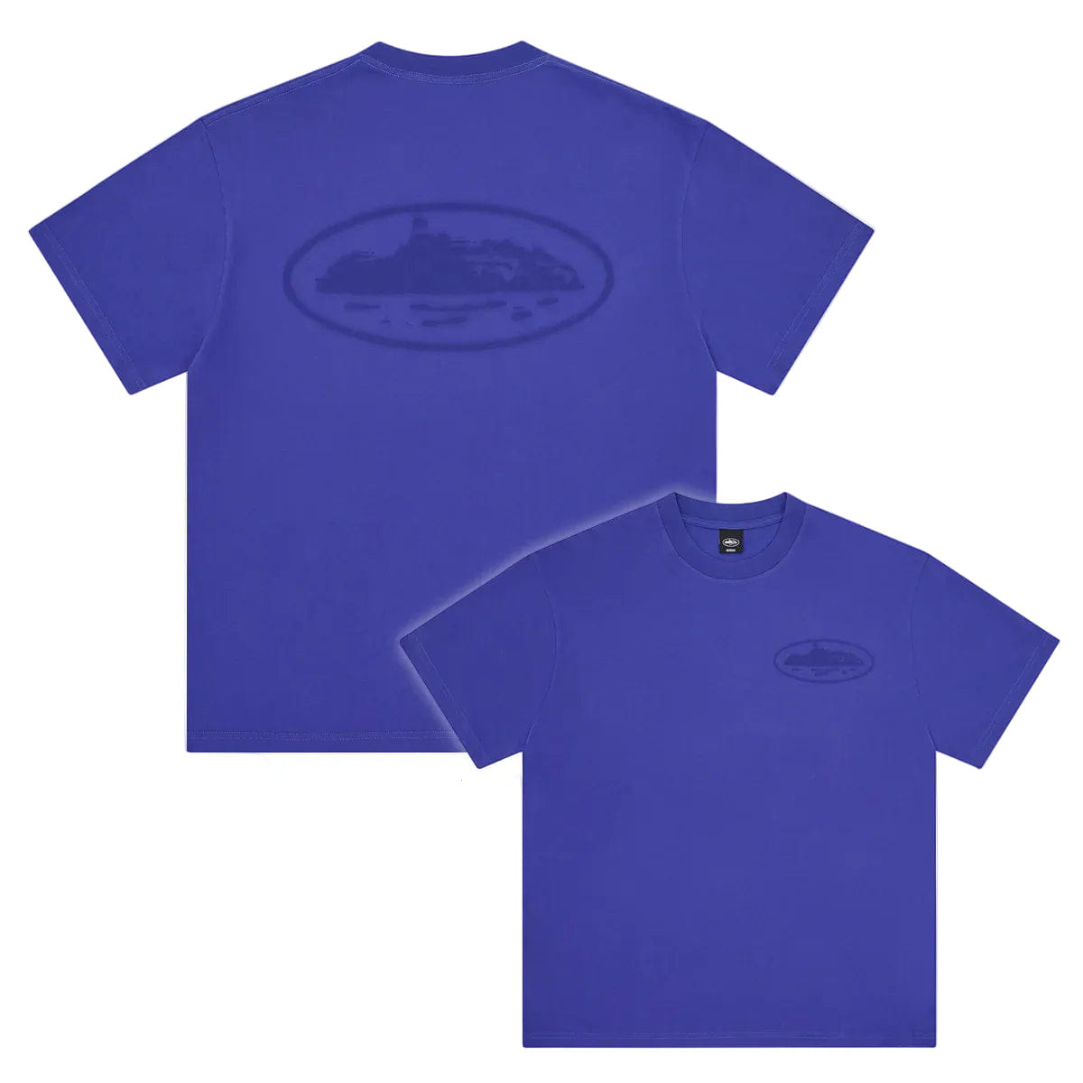 Corteiz Island Knockout Tee 'Indigo Blue'