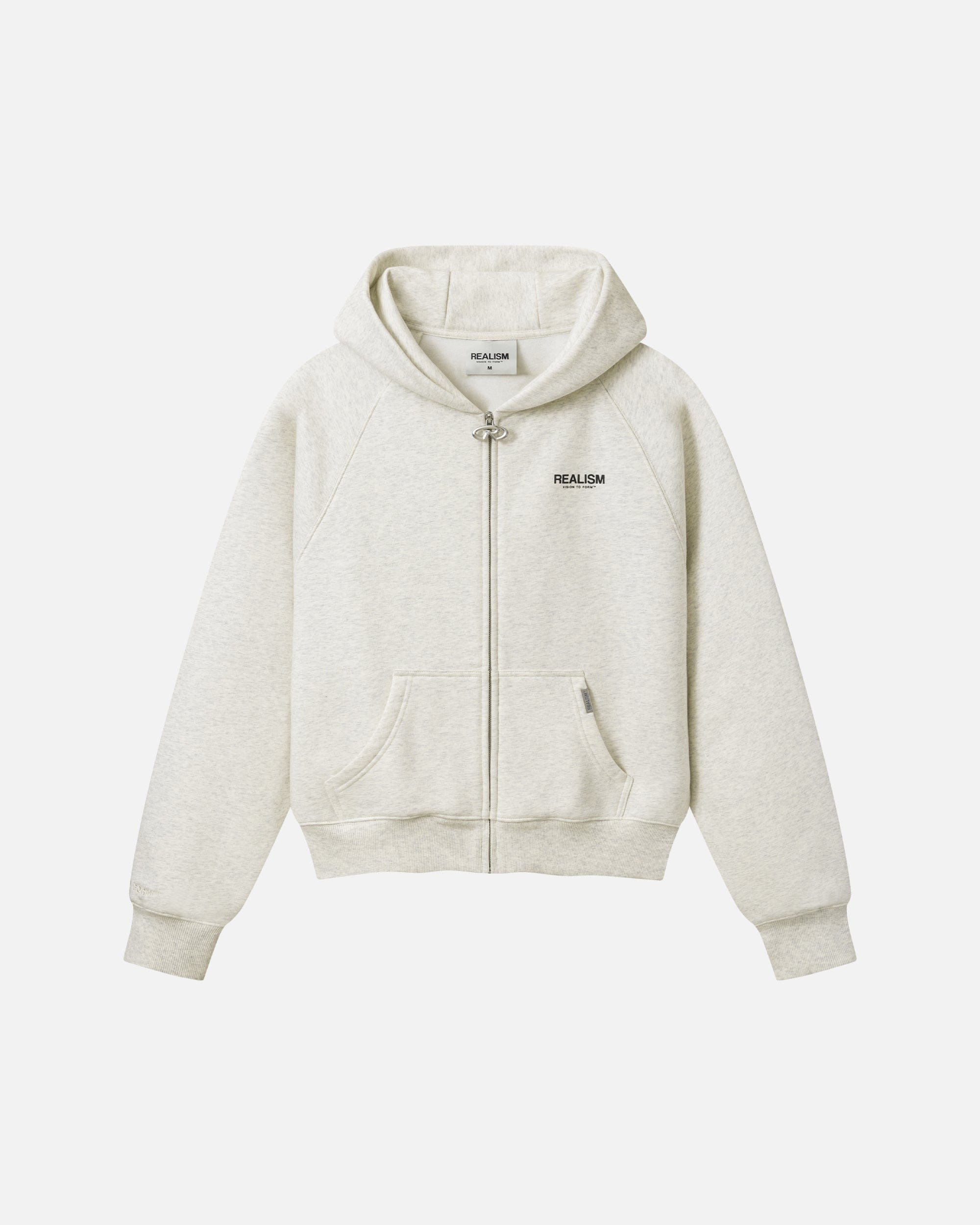 Realism SSS REALISM STUDIO ZIP HOODIE V2 OATMEAL