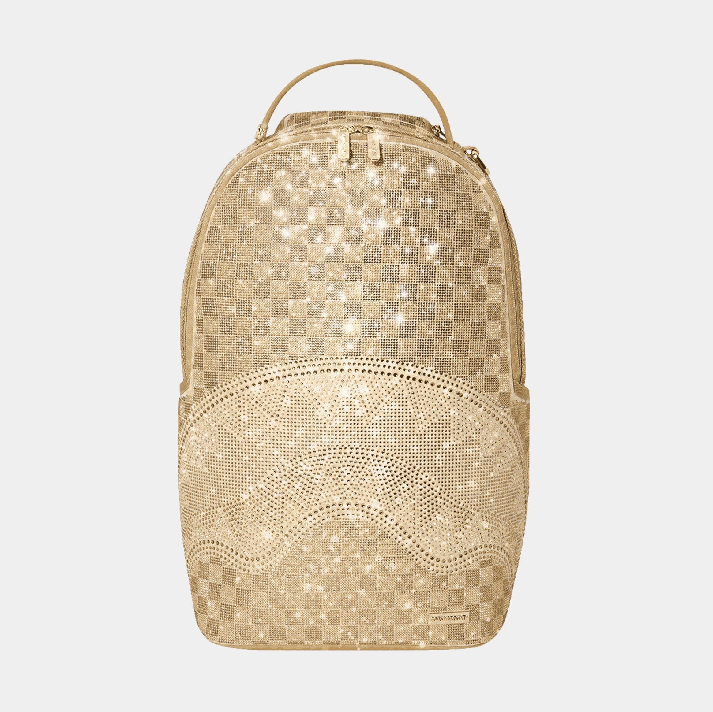 Sprayground 2 Tone Gold Trinity Mens Backpack (Gold/Gold)