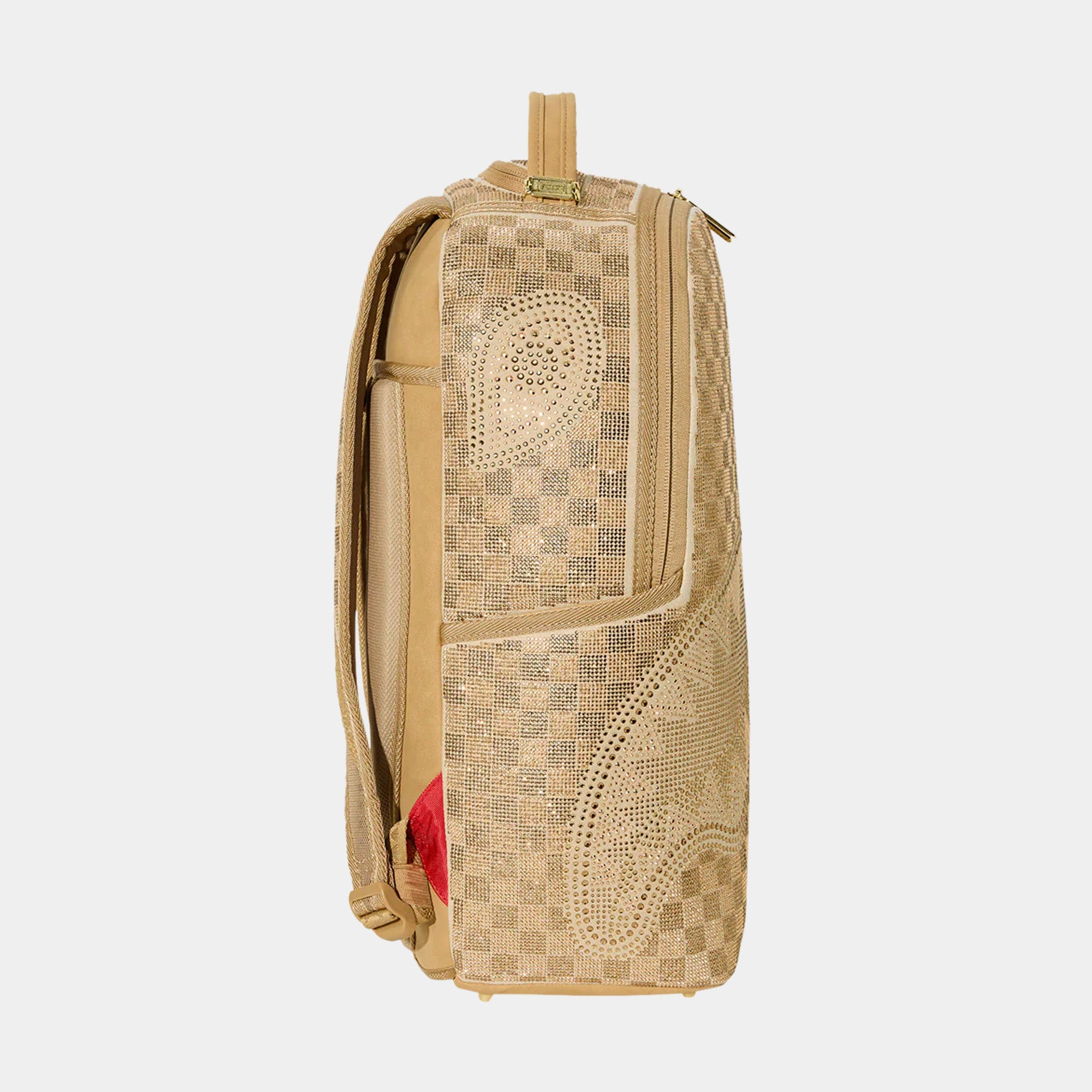 Sprayground 2 Tone Gold Trinity Mens Backpack (Gold/Gold)