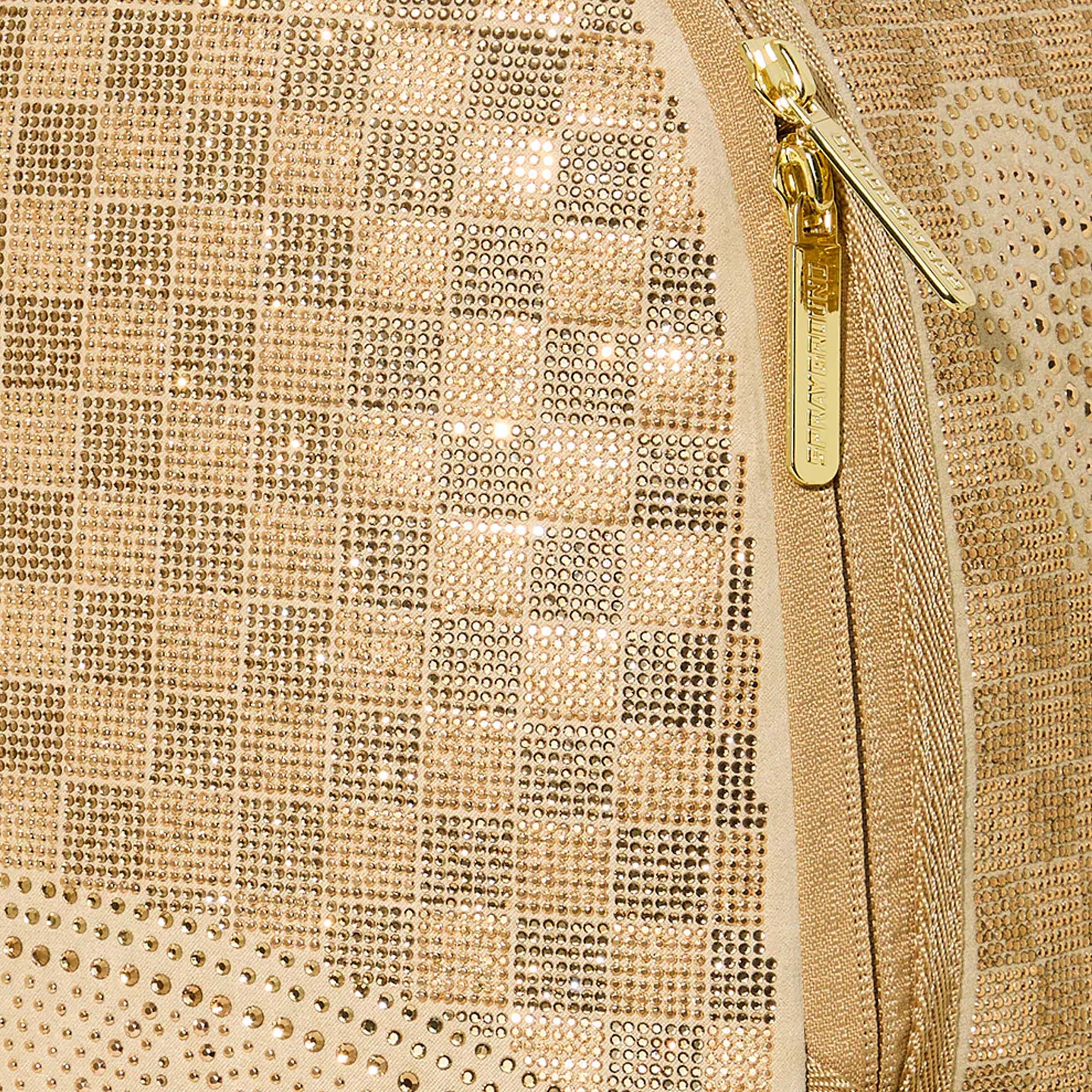 Sprayground 2 Tone Gold Trinity Mens Backpack (Gold/Gold)
