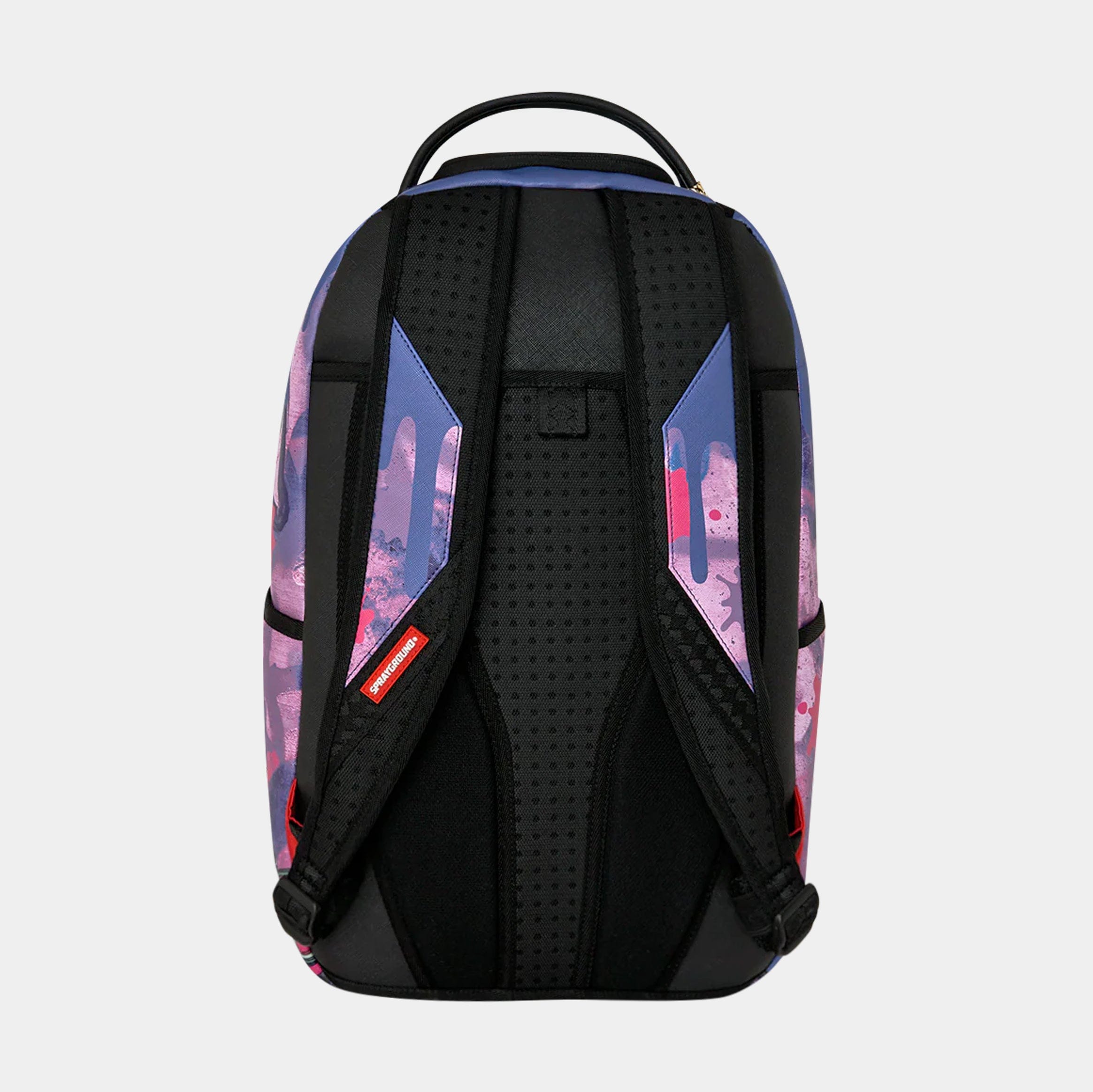 Sprayground Rugrats Susie Painting Shark Mens Backpack (Purple/Pink)