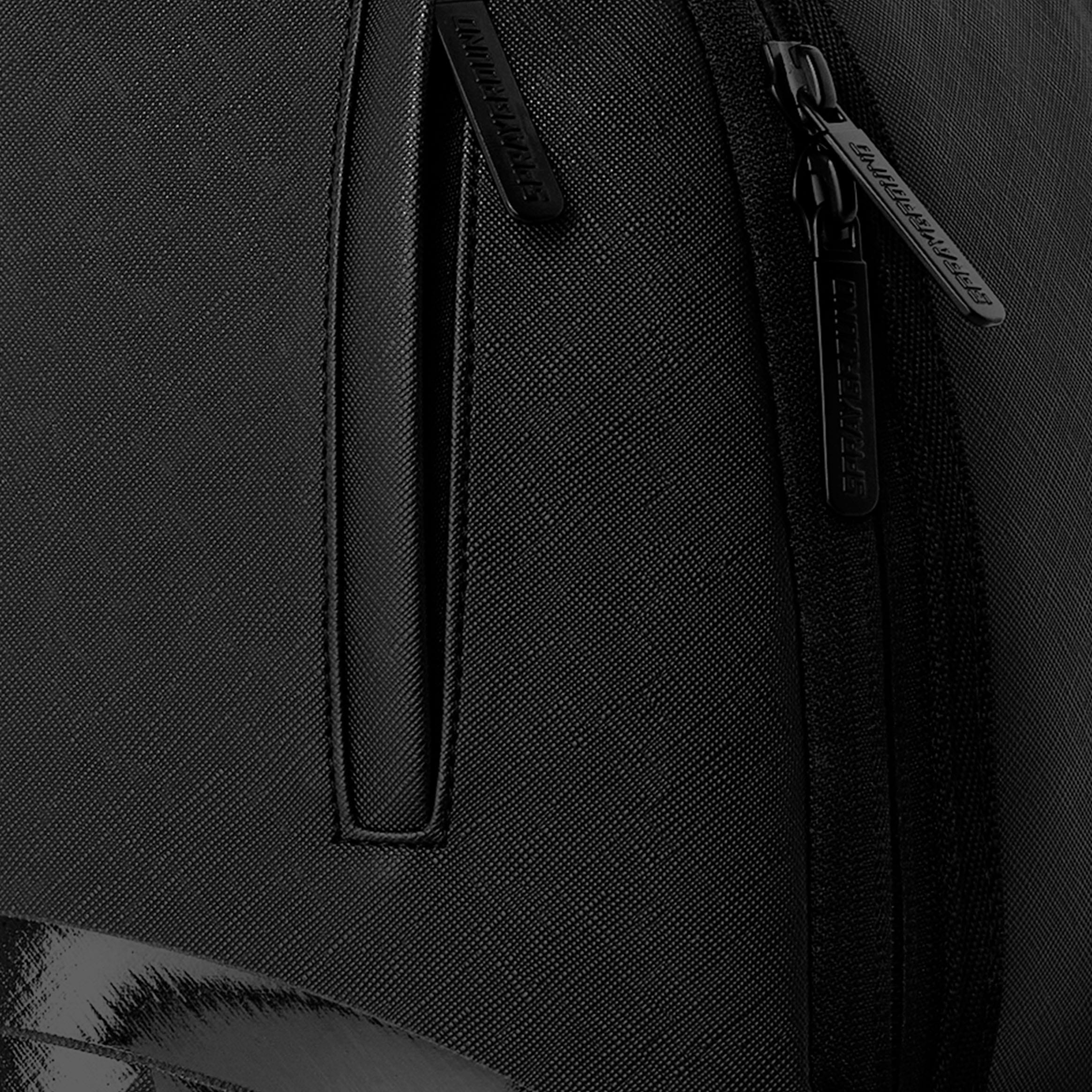 Sprayground Lux Ghost Drip Mens Backpack (Black/Grey)