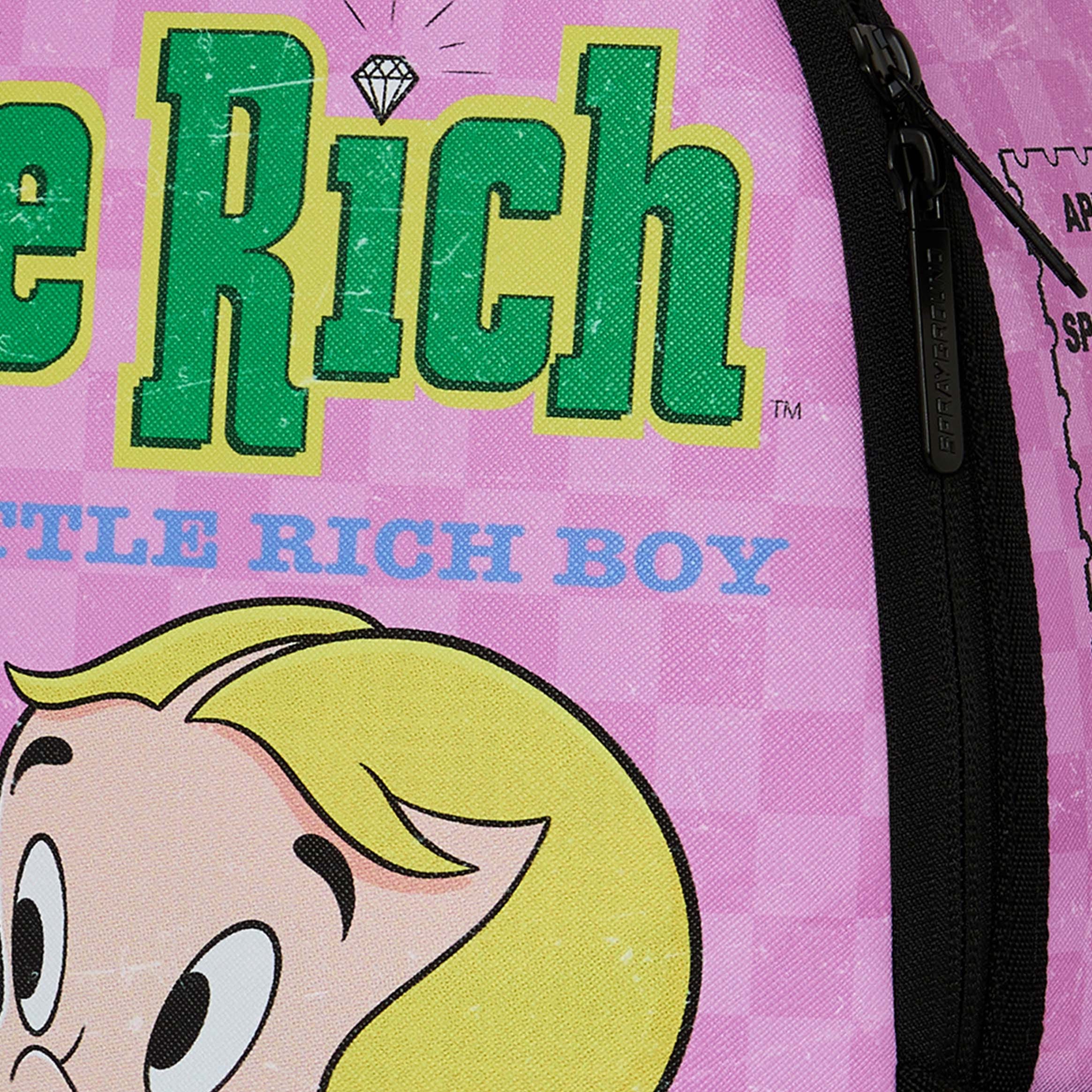 Sprayground Richie Rich Mens Backpack (Pink/Green)