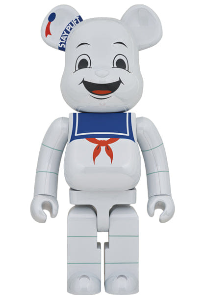 MEDICOM TOY BE@RBRICK STAY PUFT MARSHMALLOW MAN WHITE CHROME Ver. 1000%