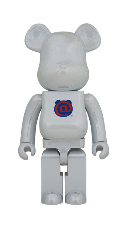 MEDICOM TOY BE@RBRICK 1st Model White Chrome 1000%