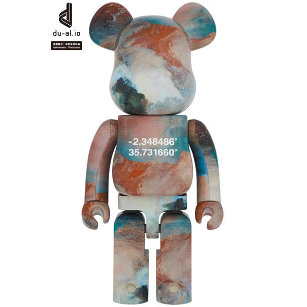 MEDICOM TOY BE@RBRICK BENJAMIN GRANT OVERVIEW LAKE NATRON 1000%