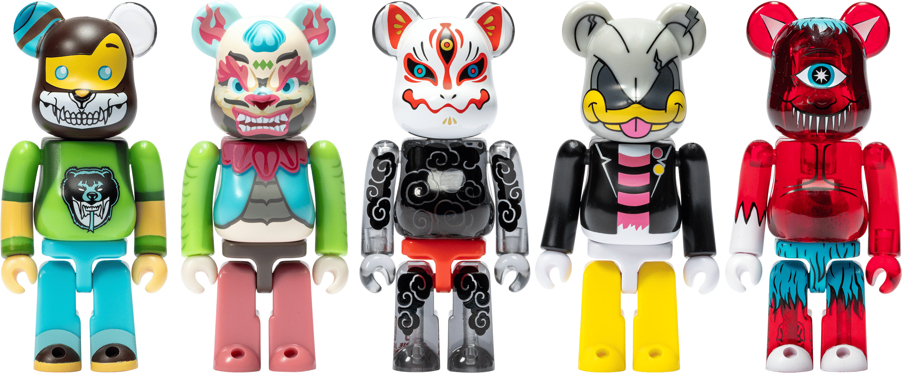 MEDICOM TOY DesignerCon Artist Series 6 BE@RBRICK set 100%