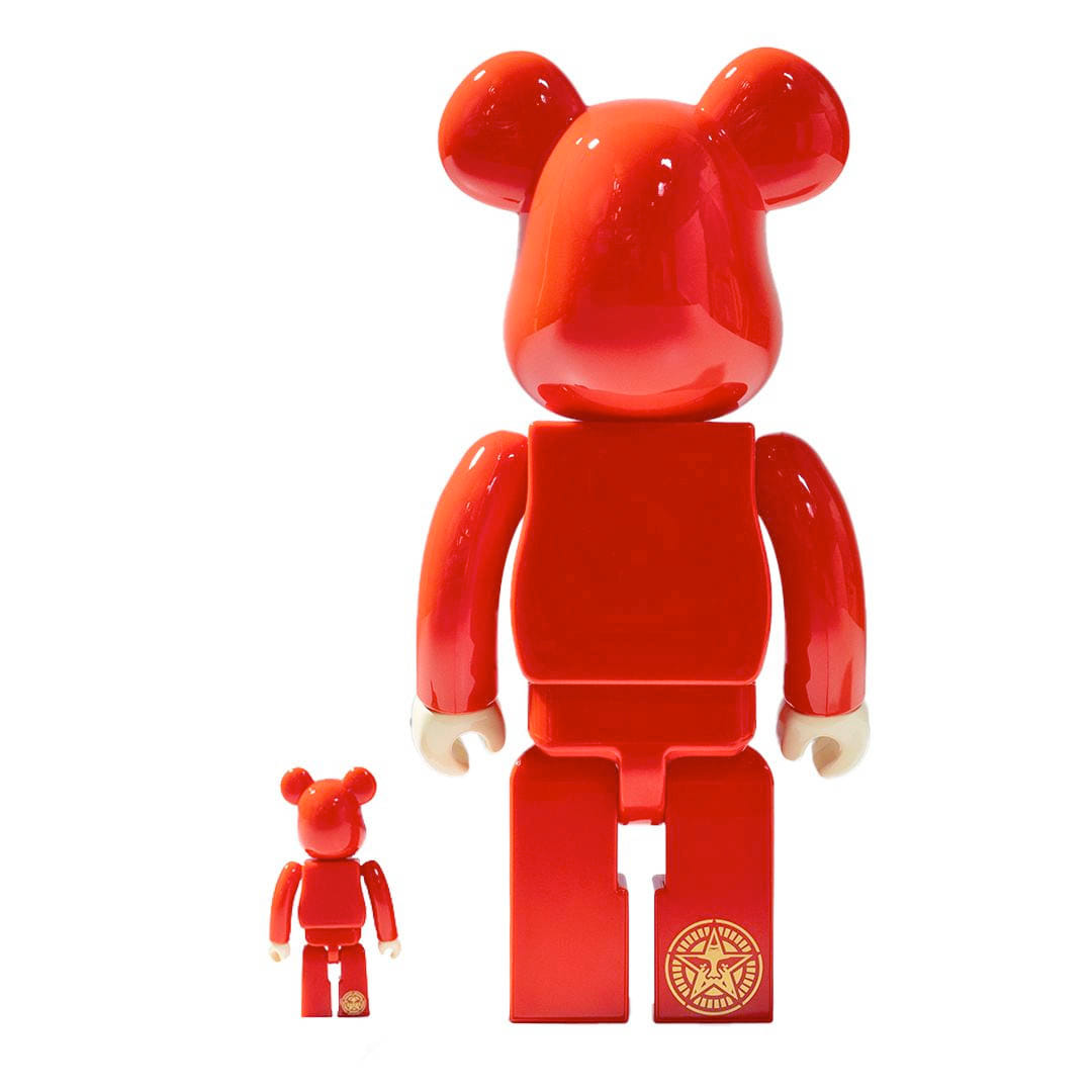 MEDICOM TOY DCON23 BE@RBRICK MAKE ART NOT WAR 100% & 400%
