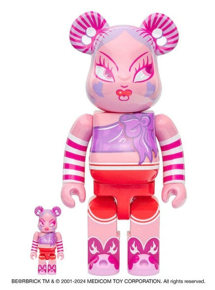 MEDICOM TOY BE@RBRICK Fafi 100% & 400% DCon