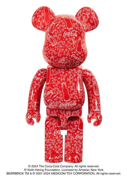 MEDICOM TOY BE@RBRICK Coca-Cola Keith Haring 1000%