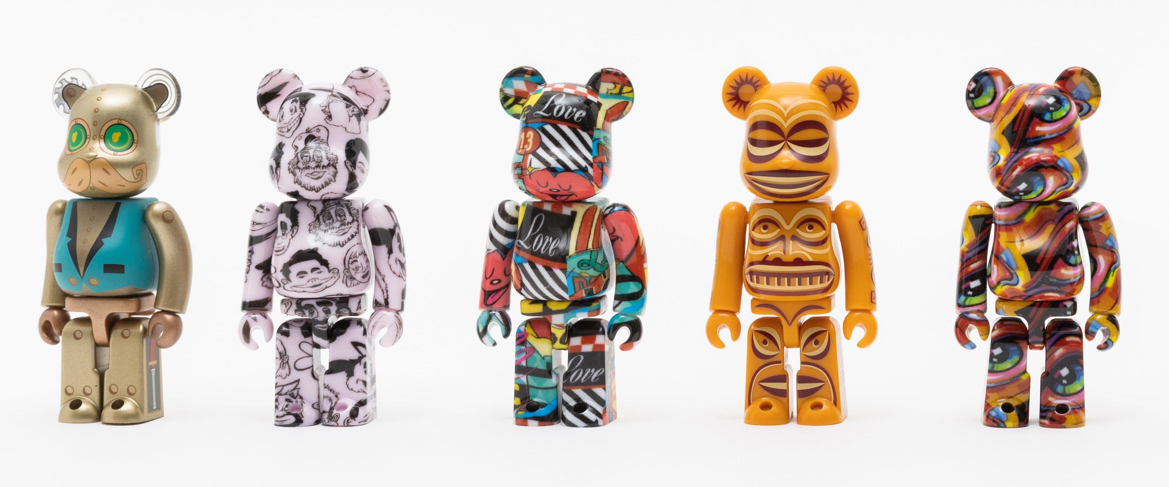 MEDICOM TOY DesignerCon Artist Series 4 BE@RBRICK set 100% DCON 2022