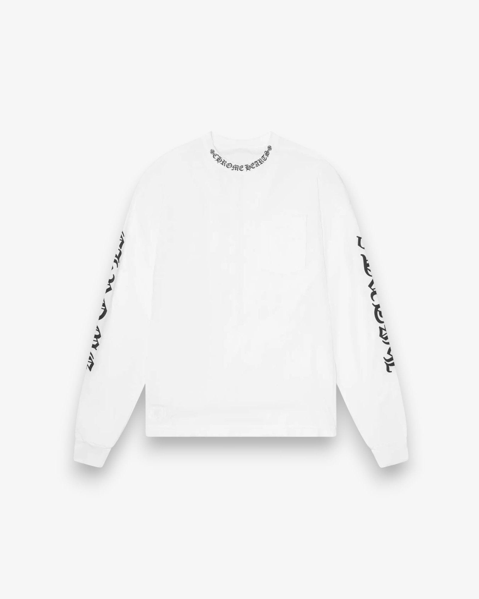Chrome Hearts 1988 Neck Logo Long Sleeve T-Shirt