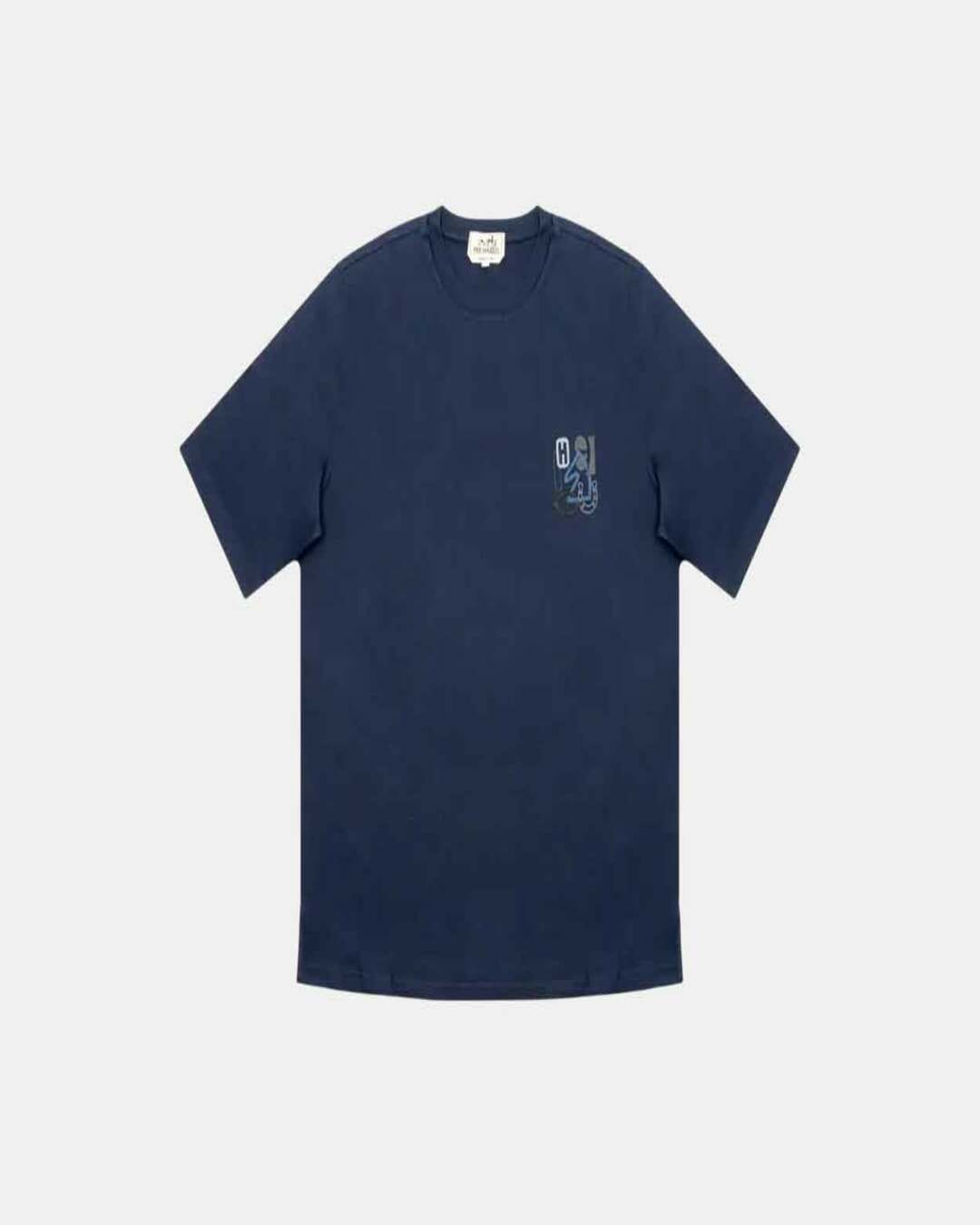 Hermes Mini Patch H T shirt Navy